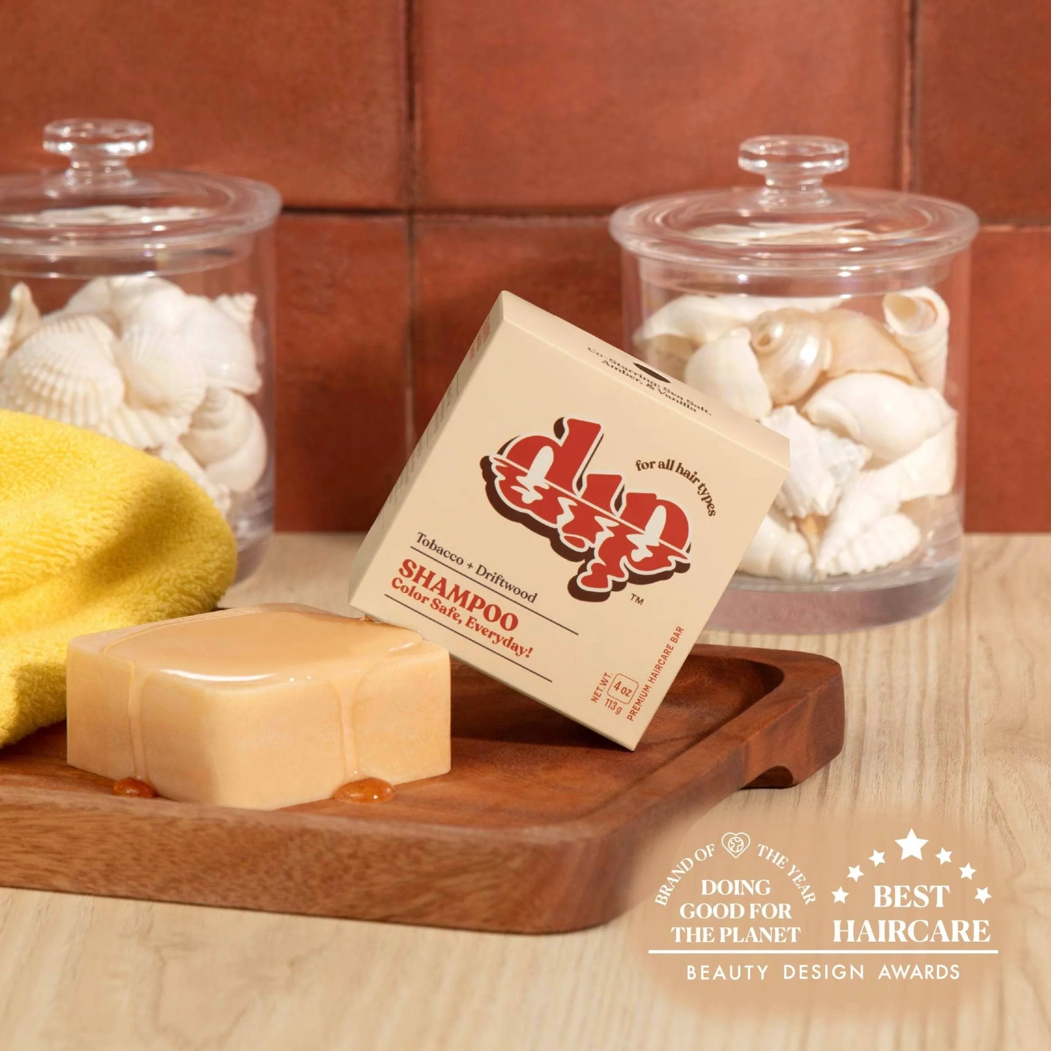 Color Safe Shampoo Bar for Every Day | Tobacco & Driftwood - Image 3