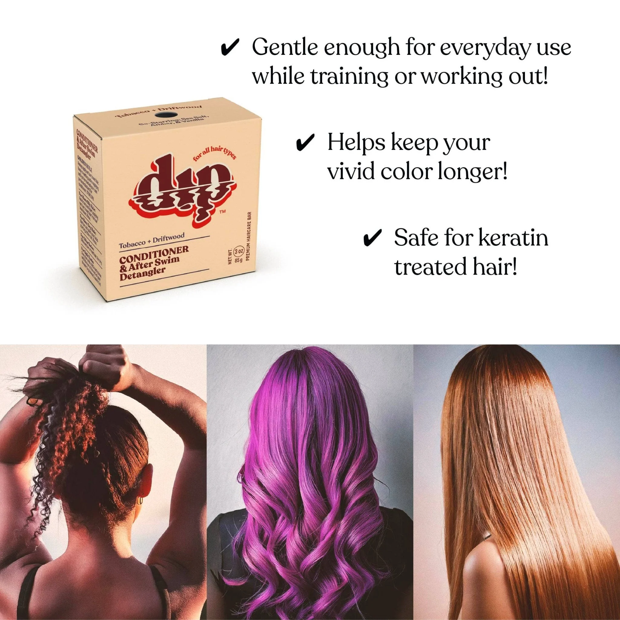 Color Safe Shampoo Bar for Every Day | Tobacco & Driftwood - Image 5