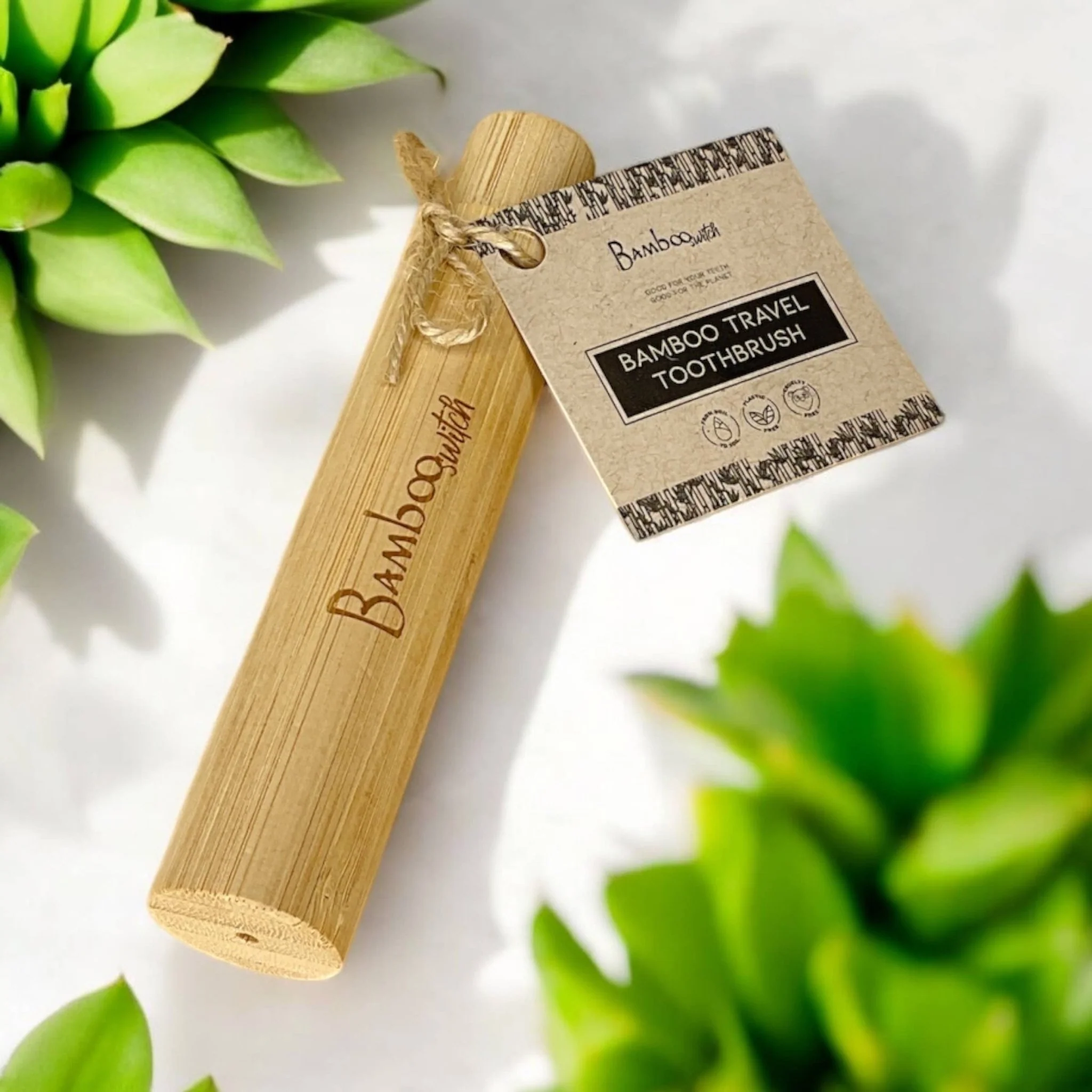 Compostable Bamboo Travel Toothbrush - Image 2