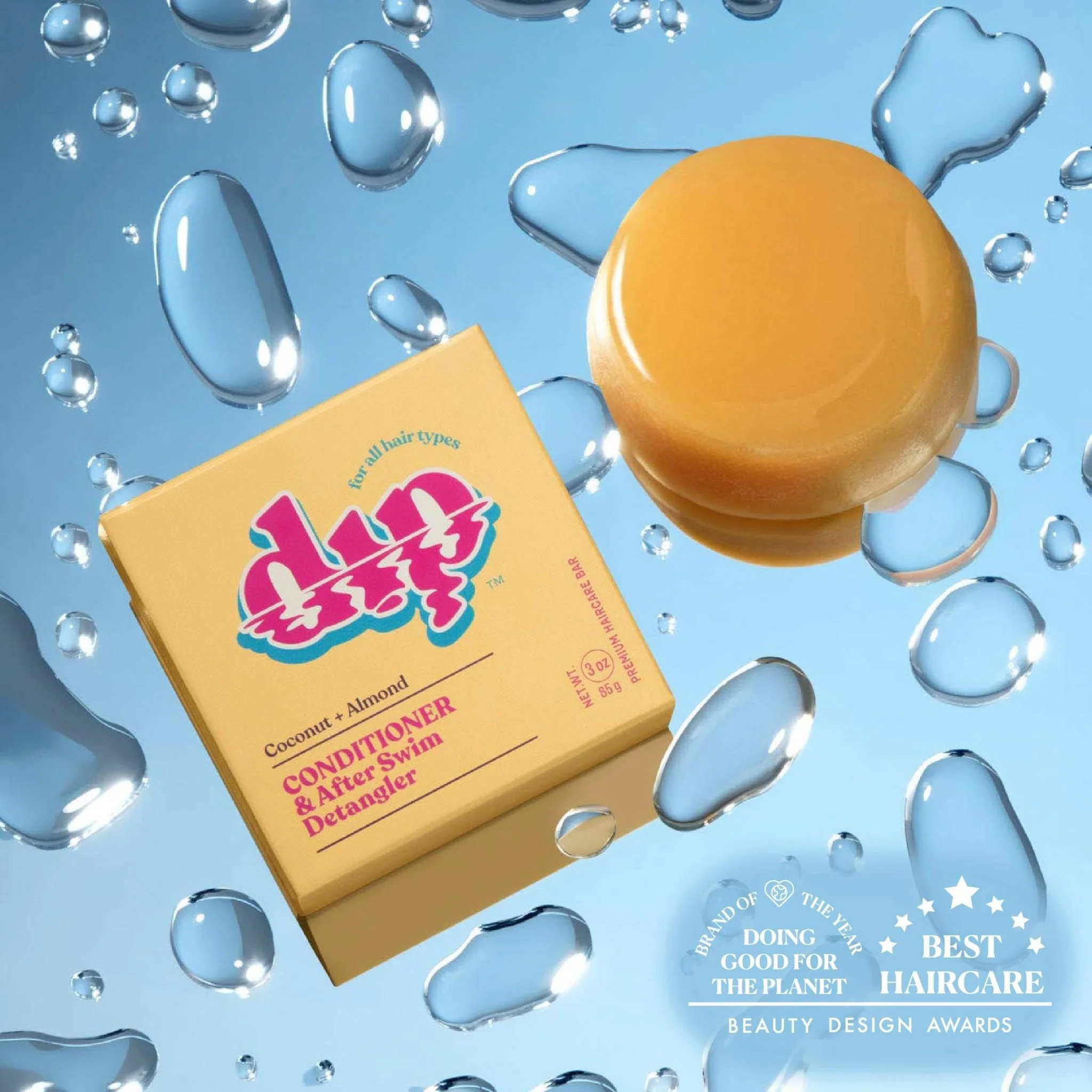 Conditioner Bar & After Swim Detangler | Coconut & Almond - Image 3