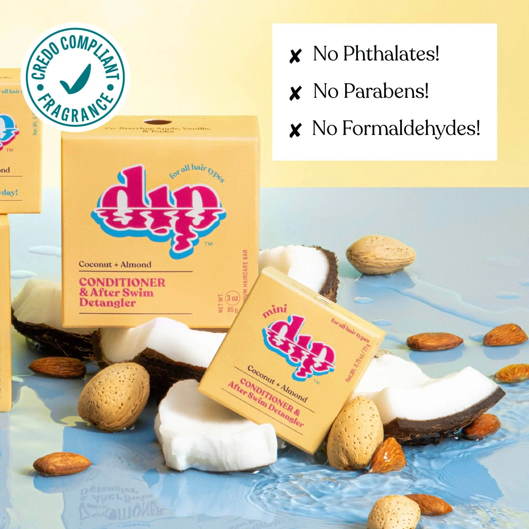 Conditioner Bar & After Swim Detangler | Coconut & Almond - Image 5