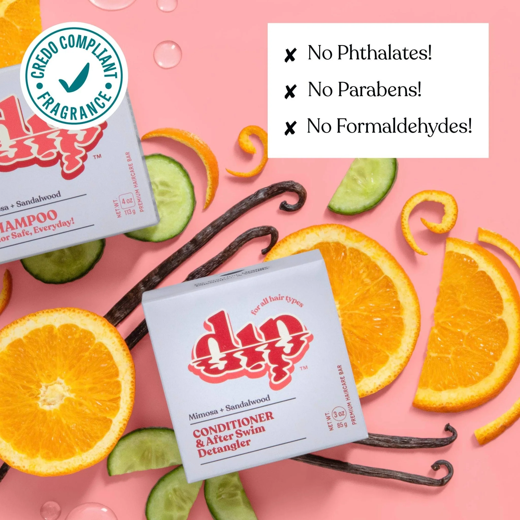 Conditioner Bar & After Swim Detangler | Mimosa & Sandalwood - Image 4