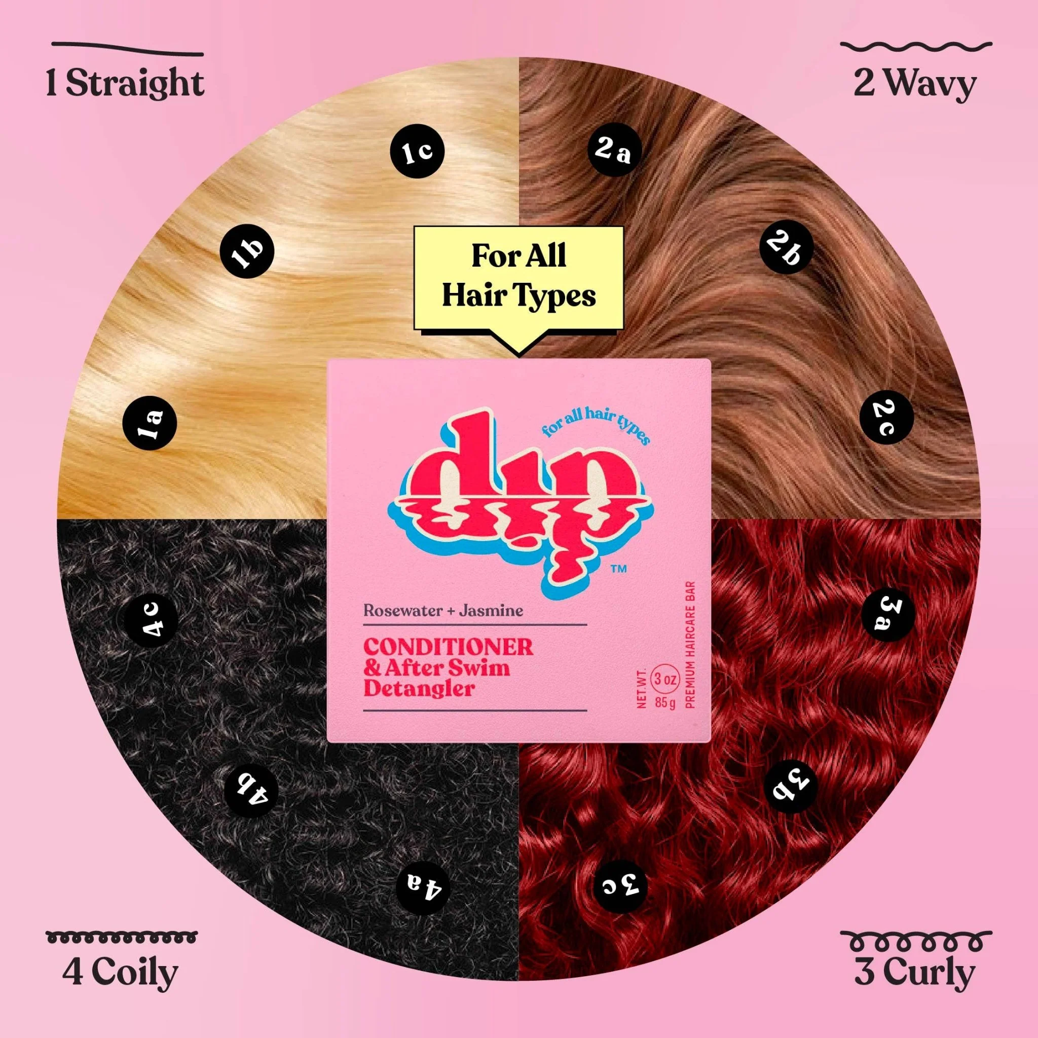 Conditioner Bar & After Swim Detangler | Rosewater & Jasmine - Image 7