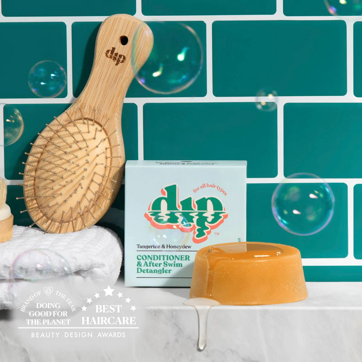 Conditioner Bar & After Swim Detangler | Tangerine & Honeydew - Image 2