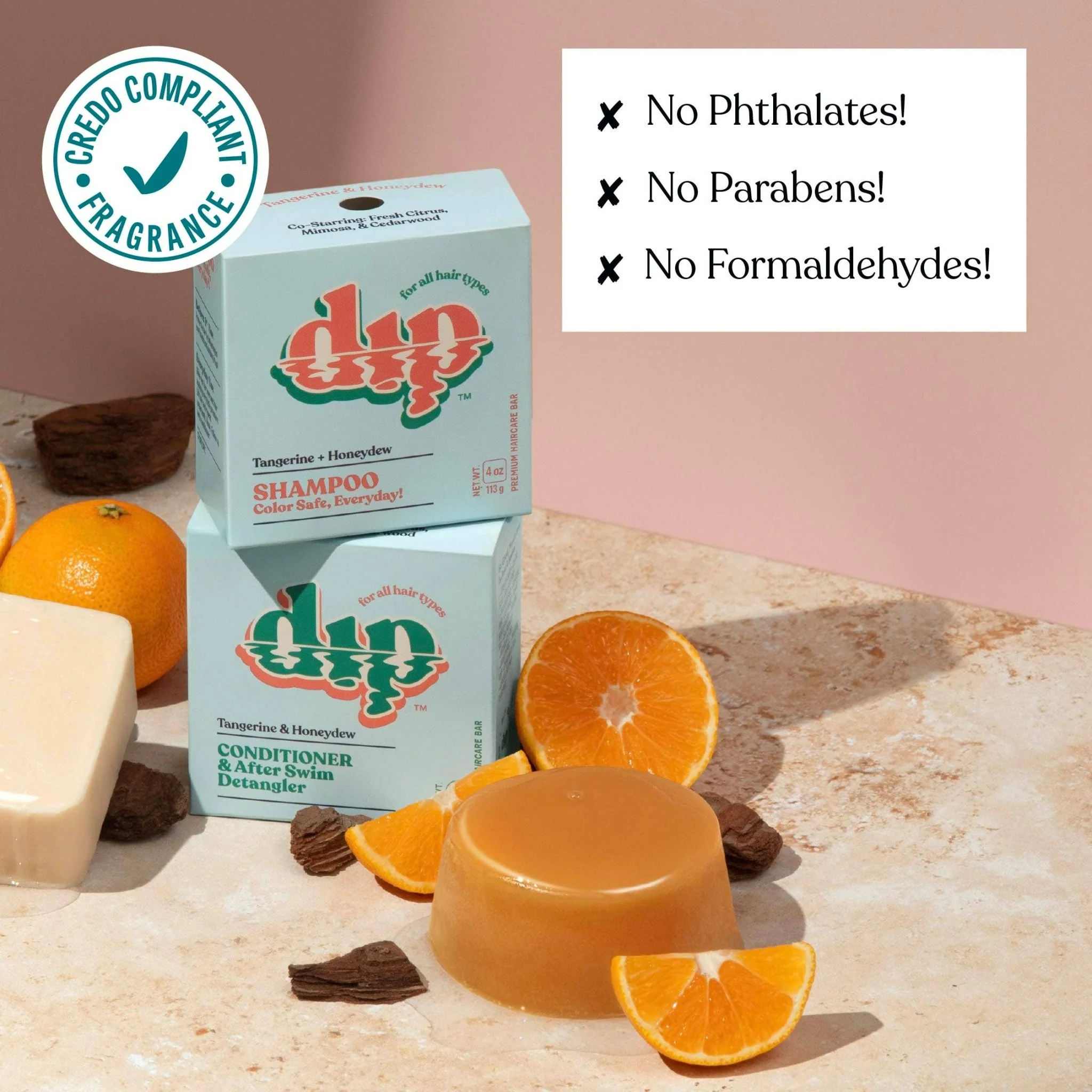 Conditioner Bar & After Swim Detangler | Tangerine & Honeydew - Image 3