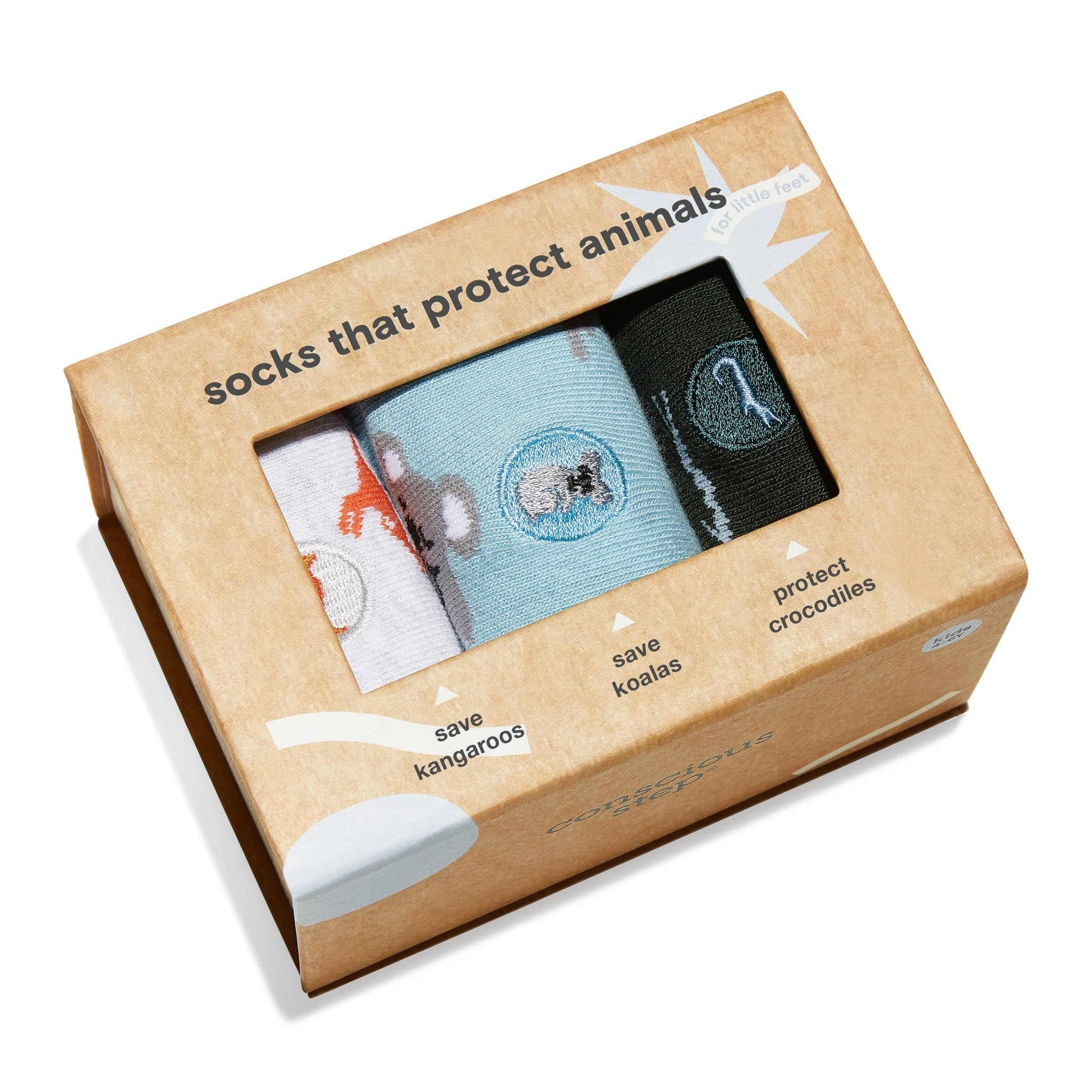 Kids' Socks that Protect Animals | Boxed Set - Image 3