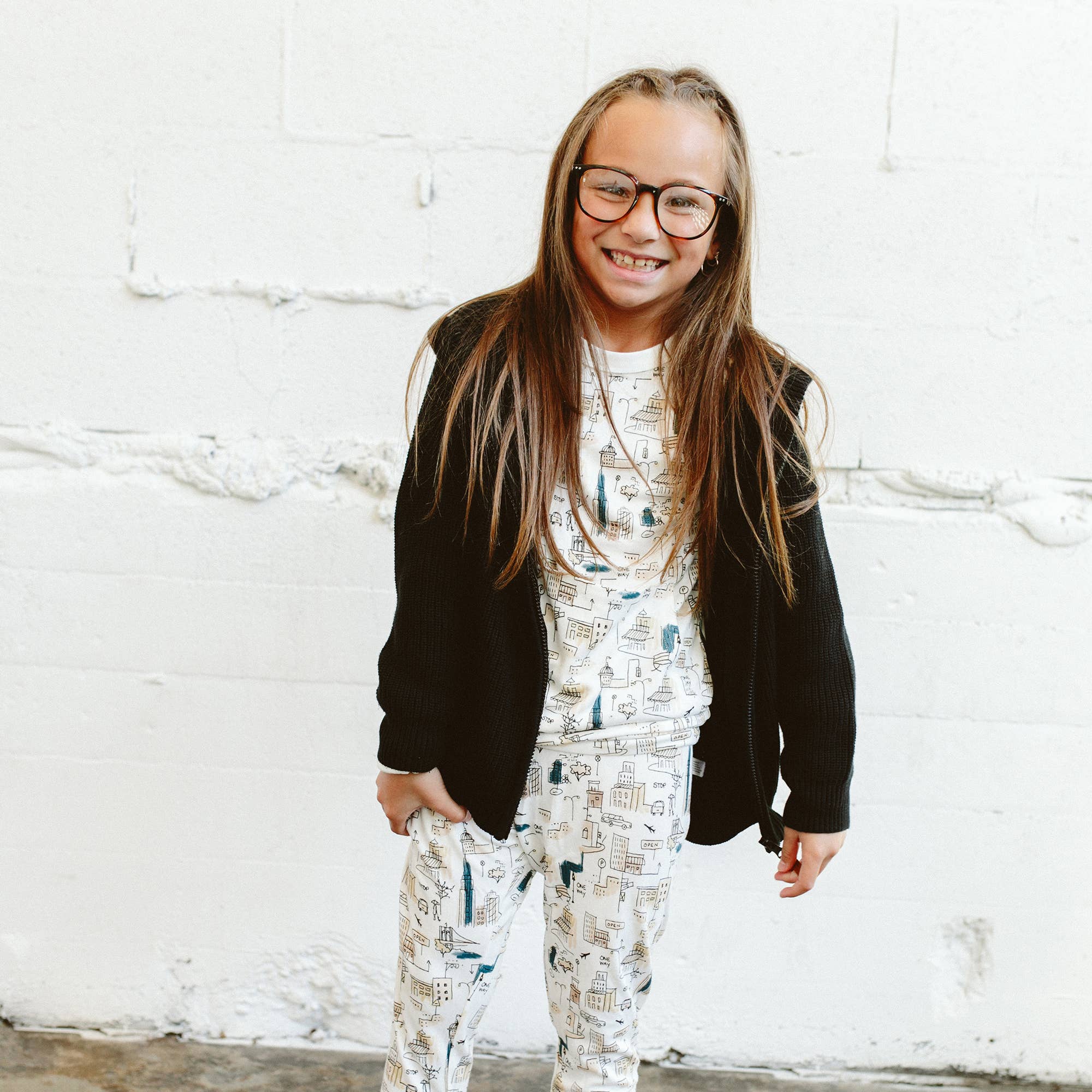 Cotton Baby & Kids' Knit Hoodie | Shadow - Image 5