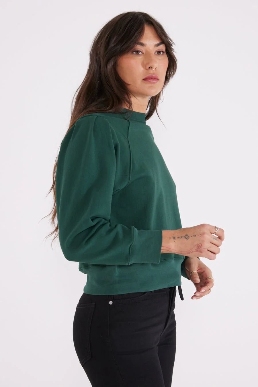 Dani Pleated Sweat Top - Image 3