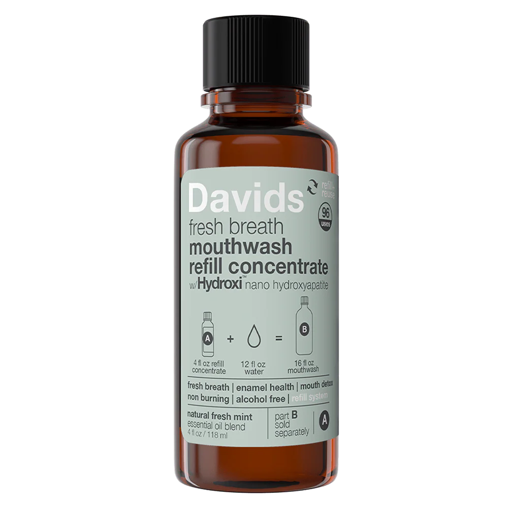 Davids Hydroxi™ Fresh Breath Mouthwash | Natural Fresh Mint - Image 6