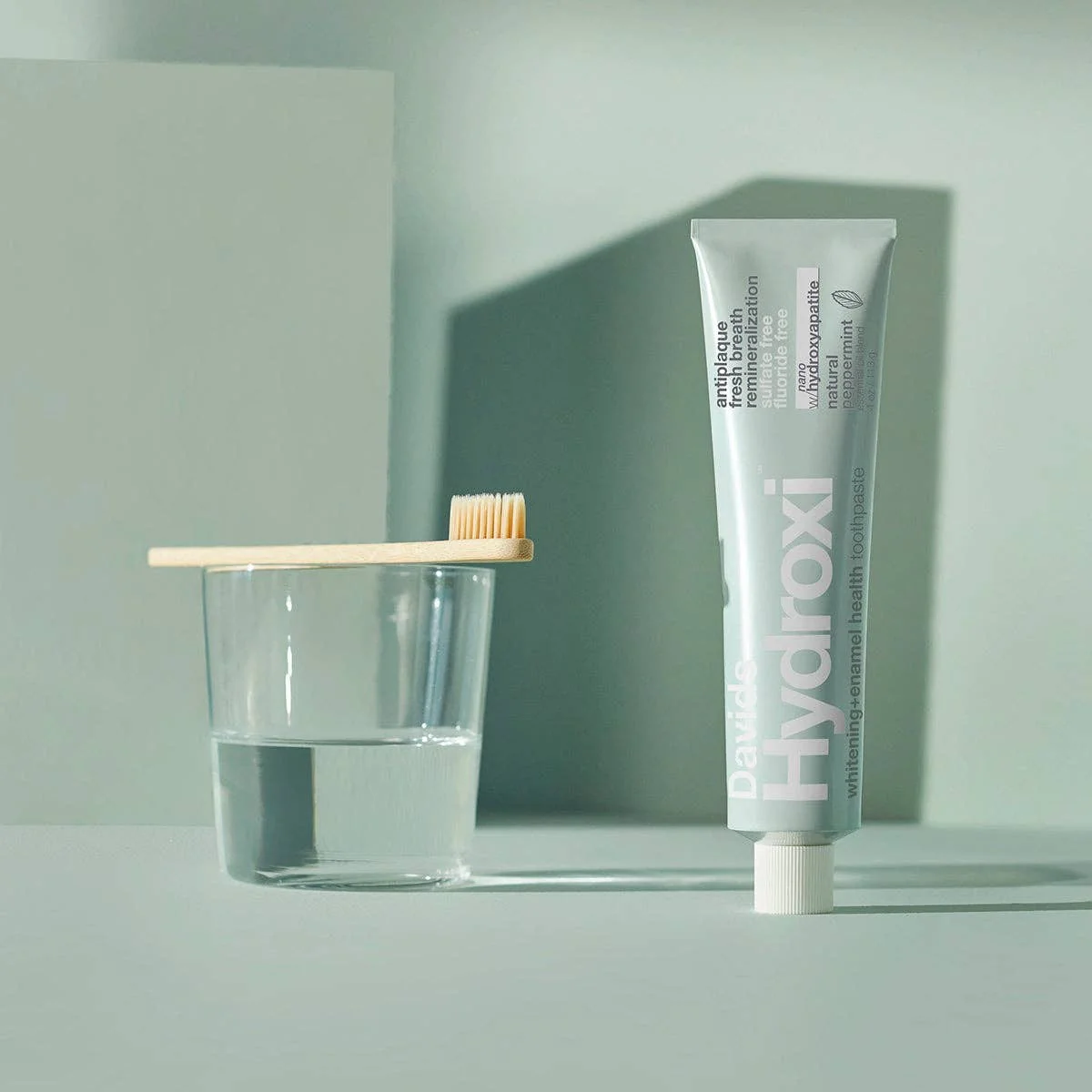 Davids Hydroxi™ Whitening + Enamel Health Nano Hydroxyapatite Premium Toothpaste | Peppermint - Image 2