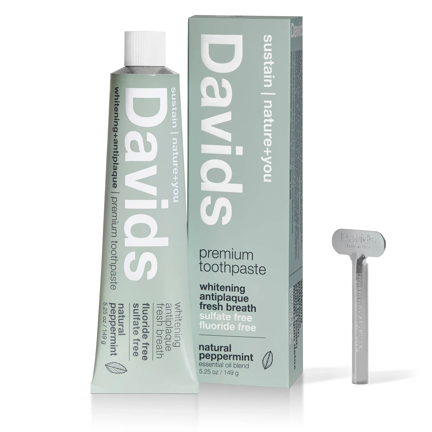 Davids Premium Toothpaste | Peppermint - Image 3