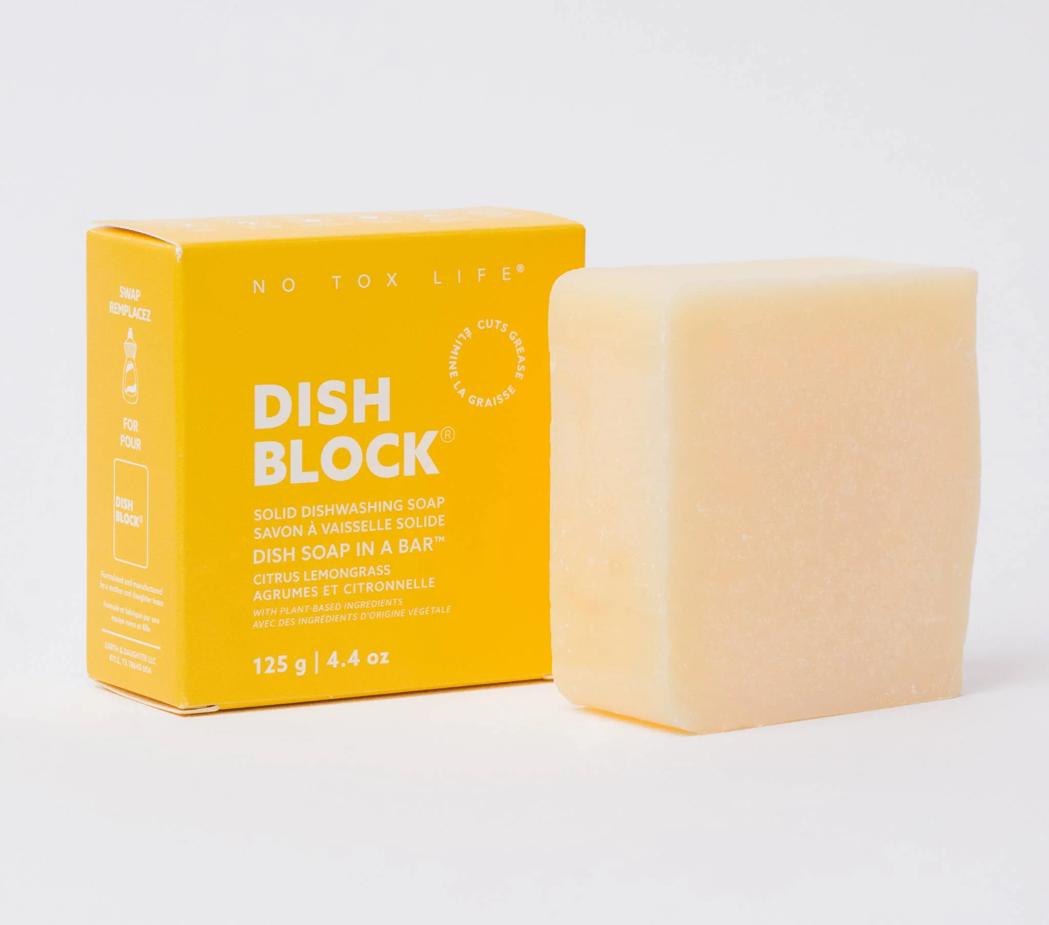 DISH BLOCK® Solid Dish Soap | Citrus Lemongrass - Image 3
