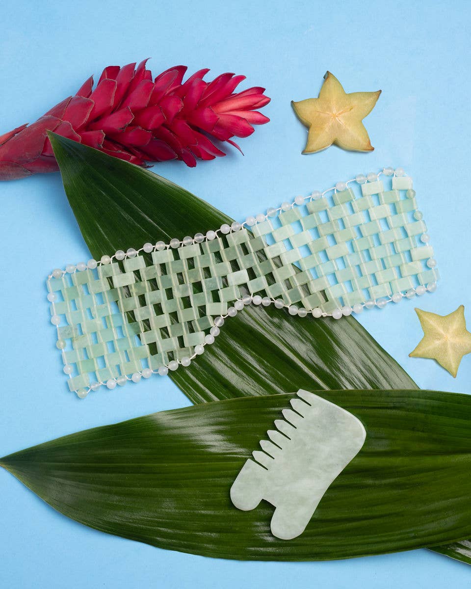 Jade Facial Therapy Mask | Cooling Relaxation + Weighted Calm - Image 3