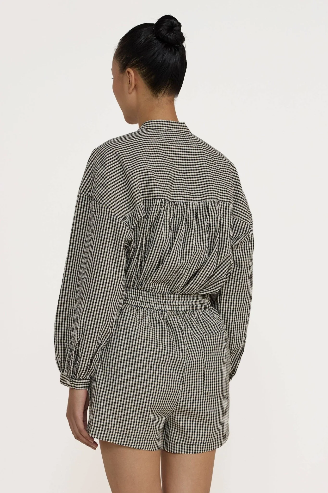 Easy Shorts | Black Gingham - Image 4