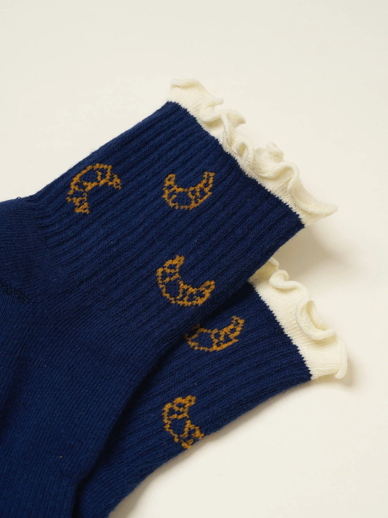 🥐 Croissant Ruffle Grip Sock | Pilates Socks - Image 5