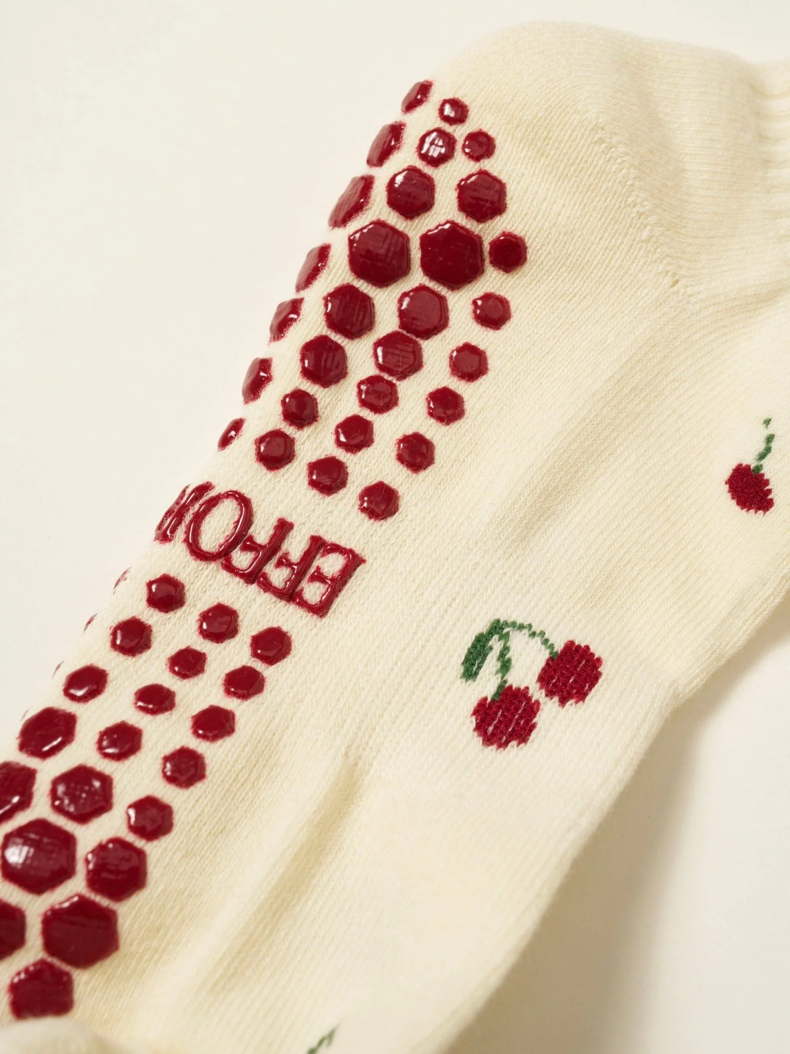 🍒 Little Cherry Petal Grip Sock | Pilates Socks - Image 7
