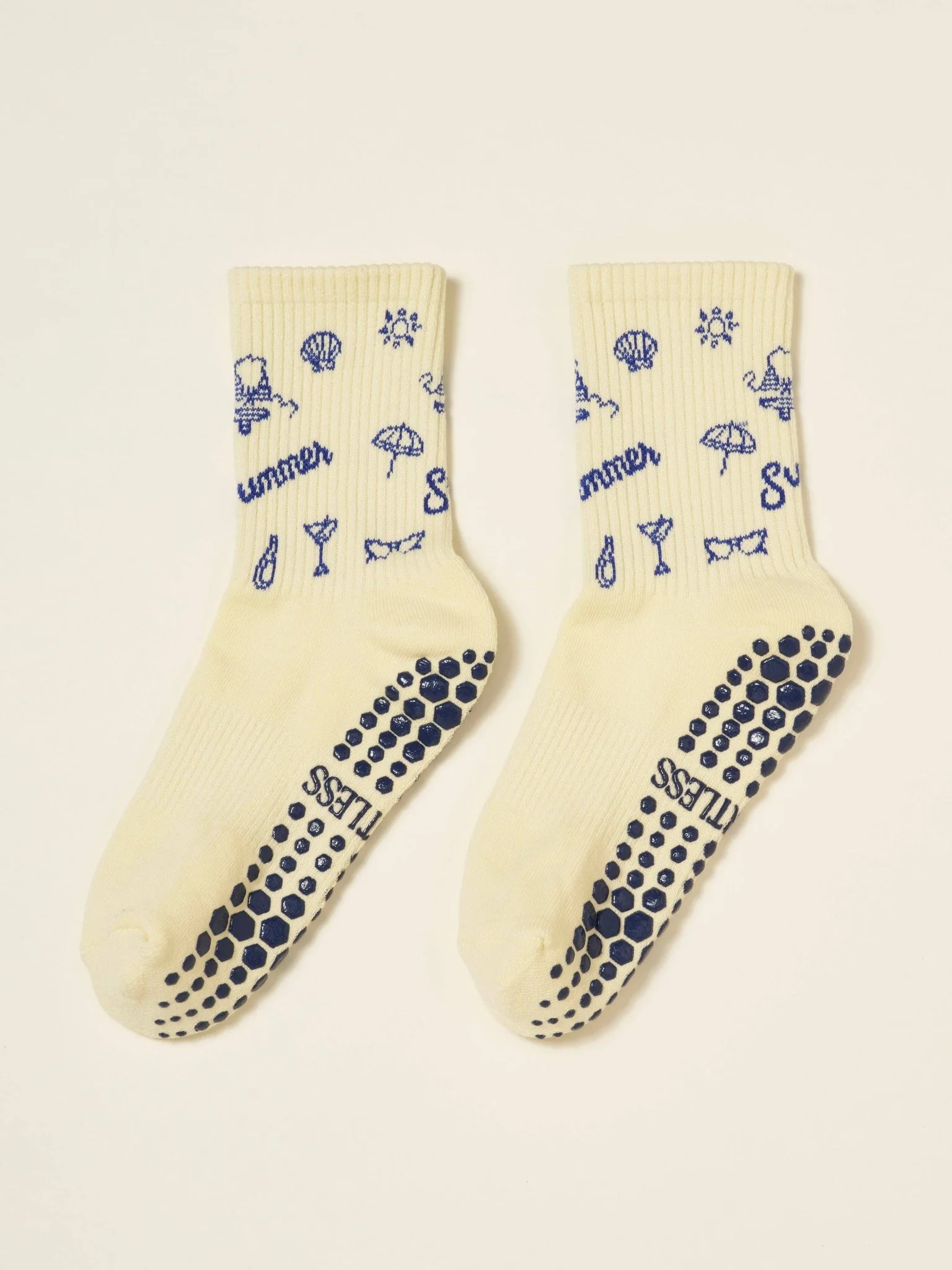 ☀️ Vintage Summer Grip Sock | Pilates Socks - Image 5