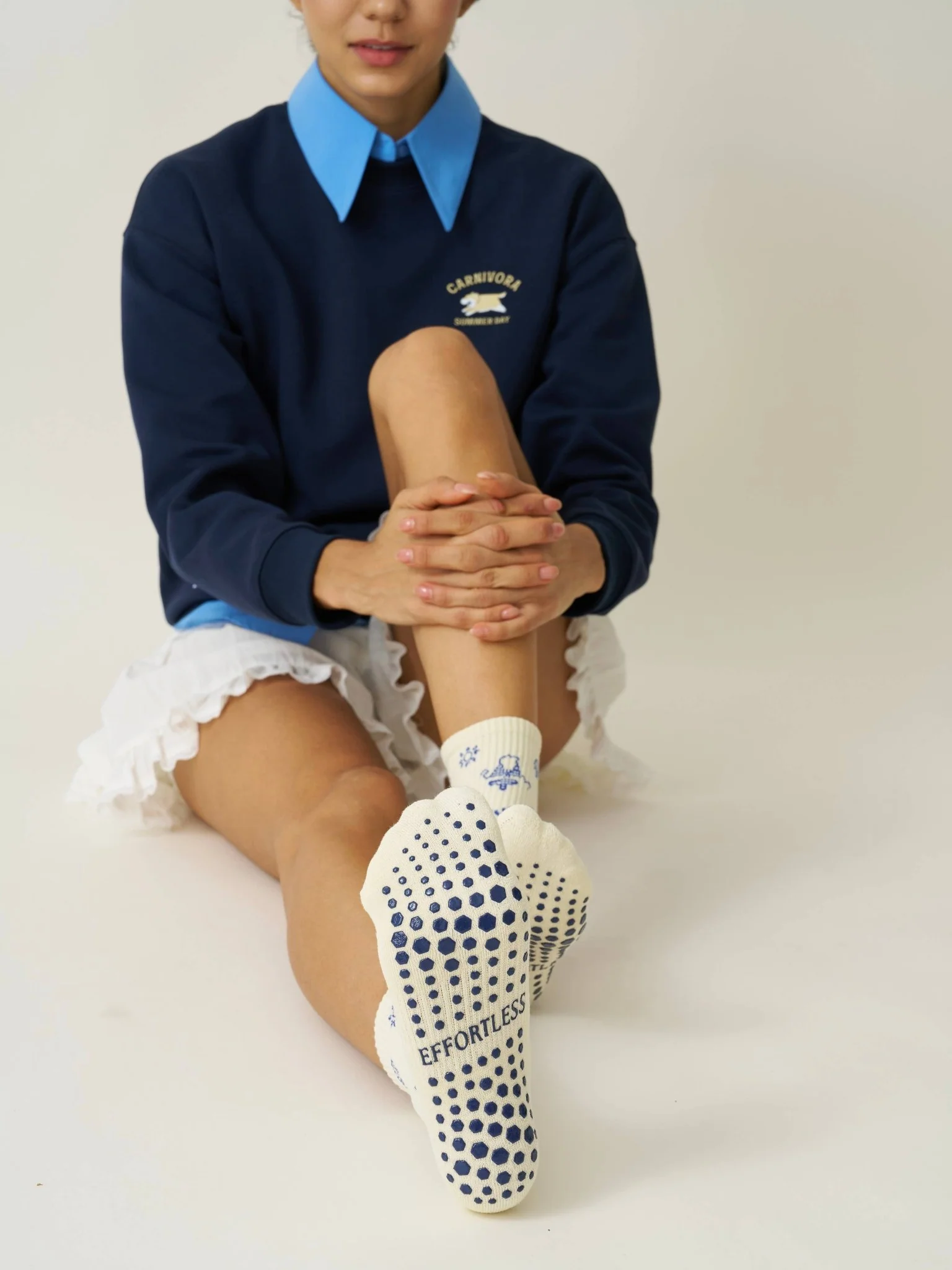 ☀️ Vintage Summer Grip Sock | Pilates Socks - Image 9