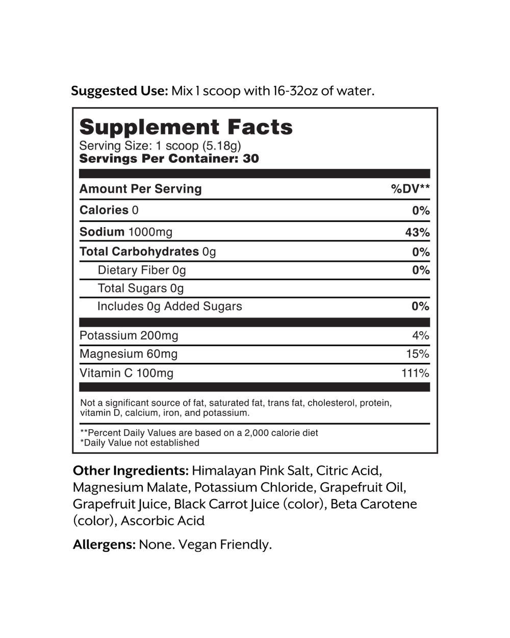 Electrolyte Drink Mix | Grapefruit - Image 2