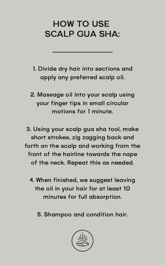 Ethically Sourced Brazilian Gemstone Scalp Gua Sha - Image 3