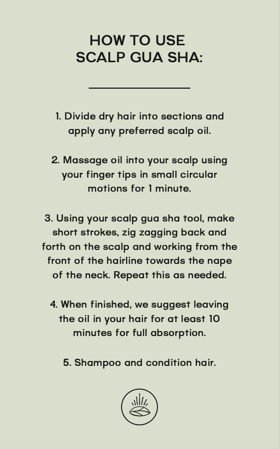 Ethically Sourced Brazilian Gemstone Scalp Gua Sha - Image 5