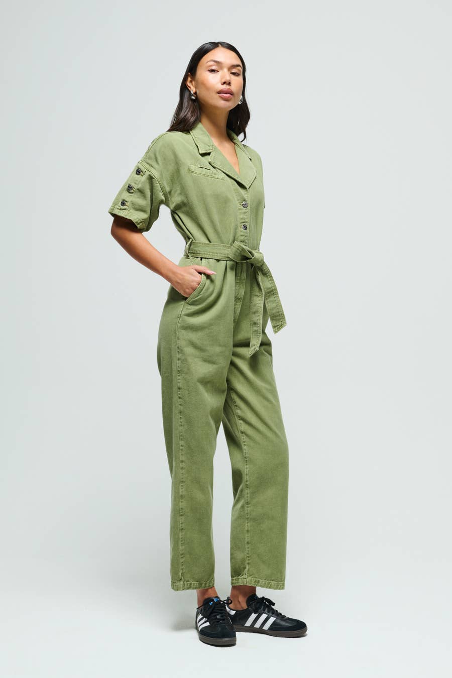 Lena Jumpsuit | Avocado - Image 3