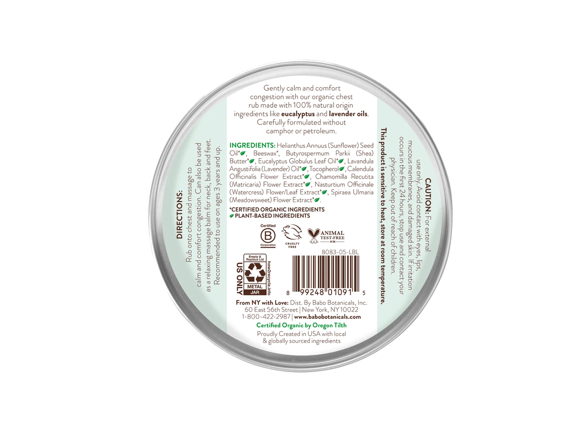 Eucalyptus Remedy Organic Soothing Chest Rub - Image 4