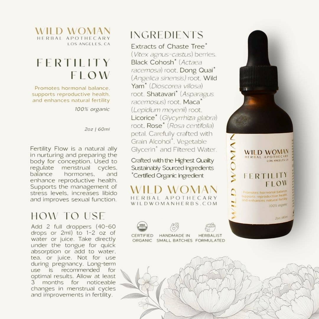 Fertility Flow Tincture | Women's Herbal Hormone Balance - Image 7