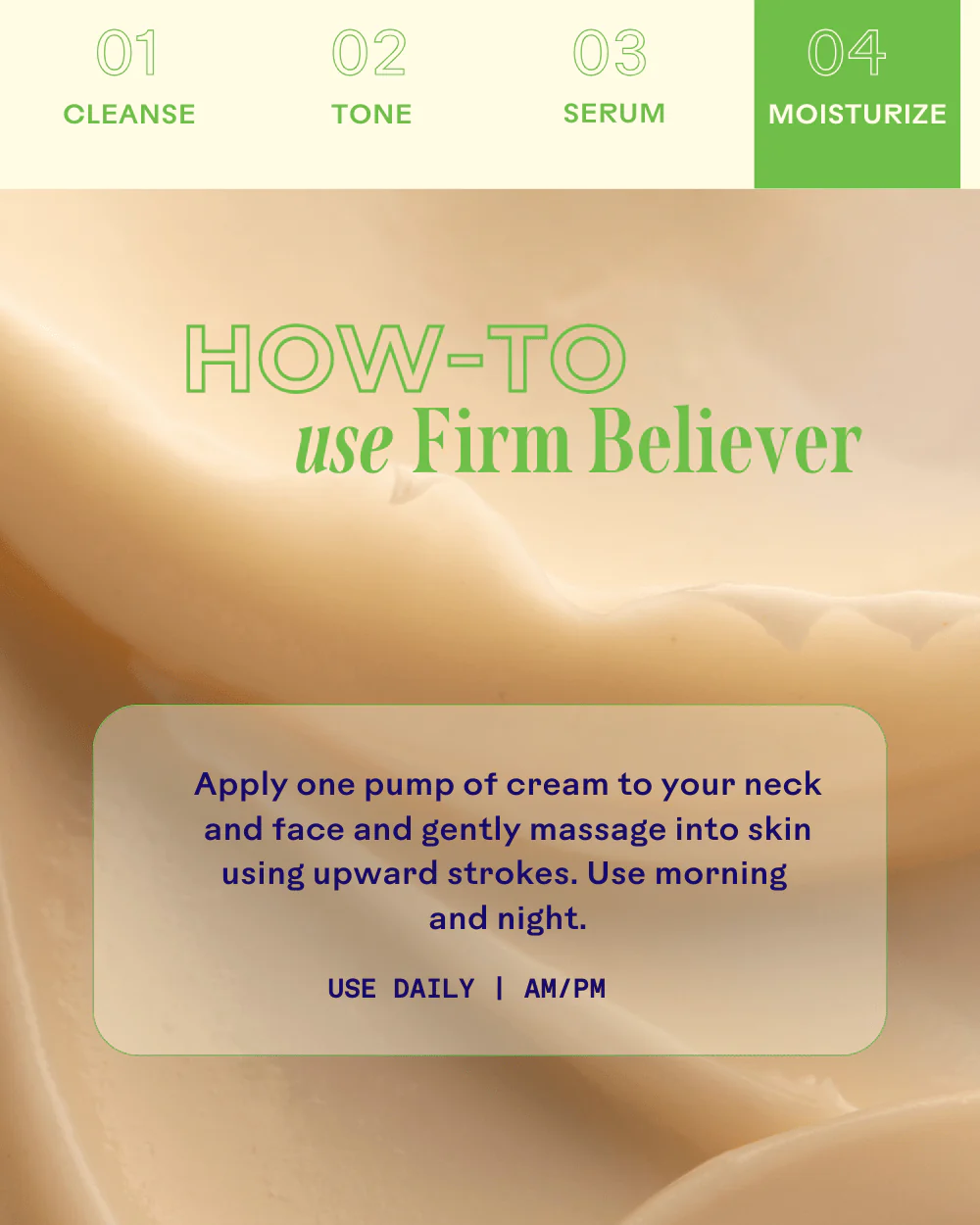 Firm Believer Goji Stem Cell & Pomegranate Smoothing Neck & Face Cream - Image 10