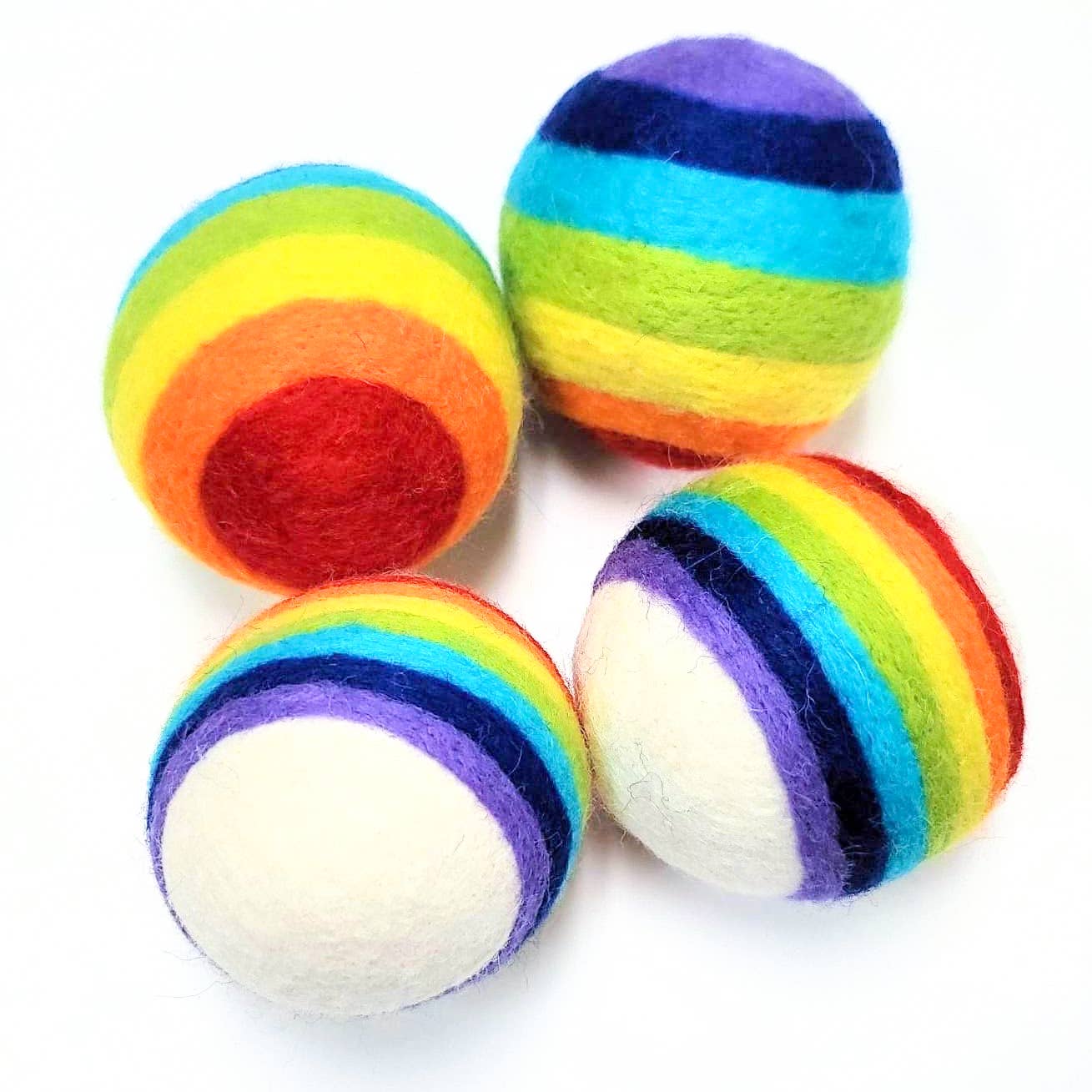 Rainbow Eco Wool Dryer Ball - Image 2
