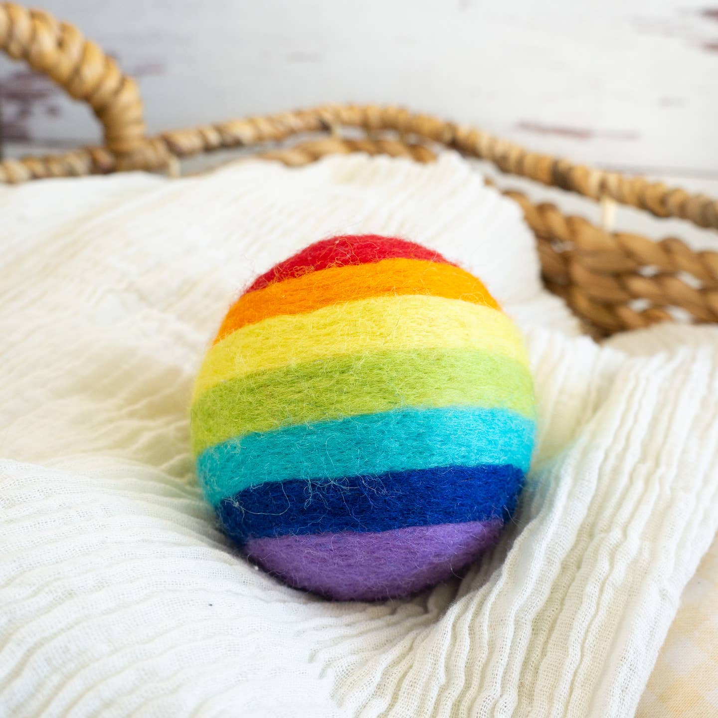 Rainbow Eco Wool Dryer Ball - Image 5