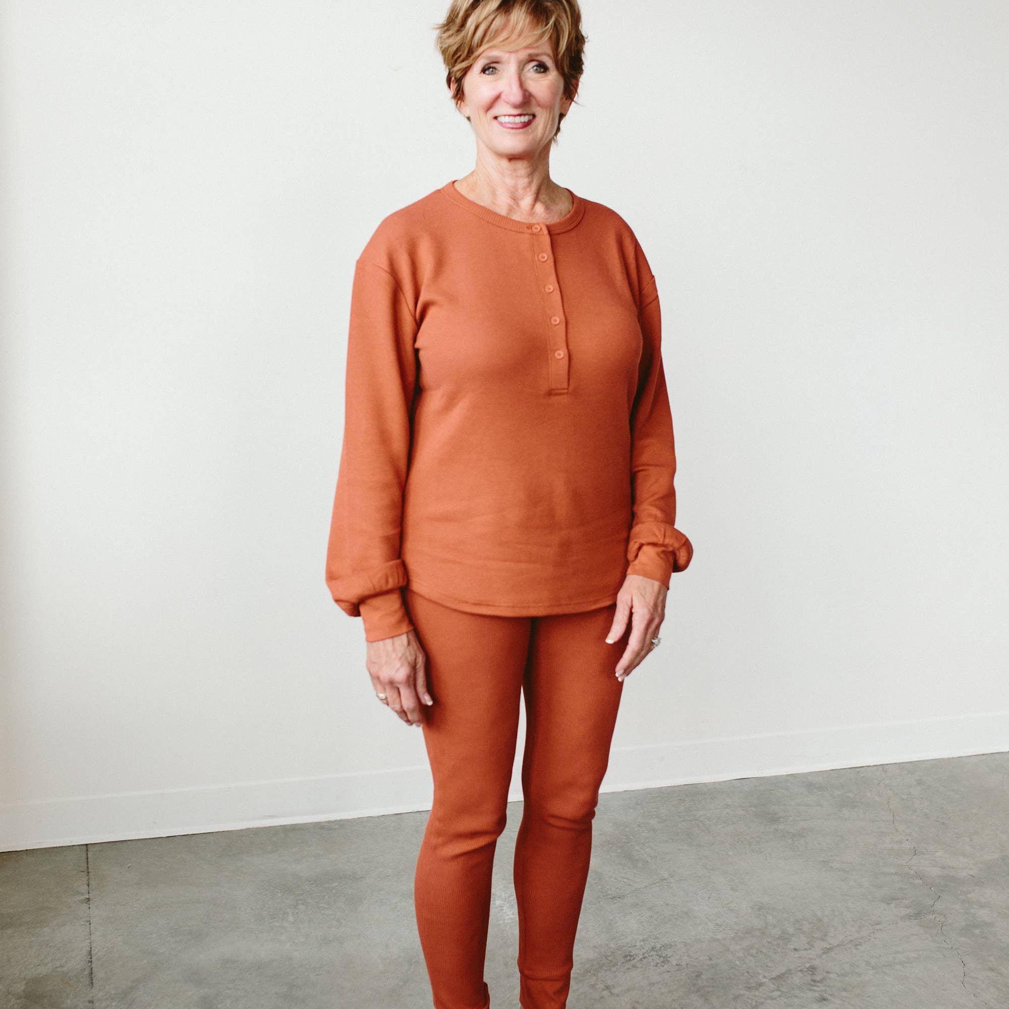 Women's Waffle-Knit Top - Image 3