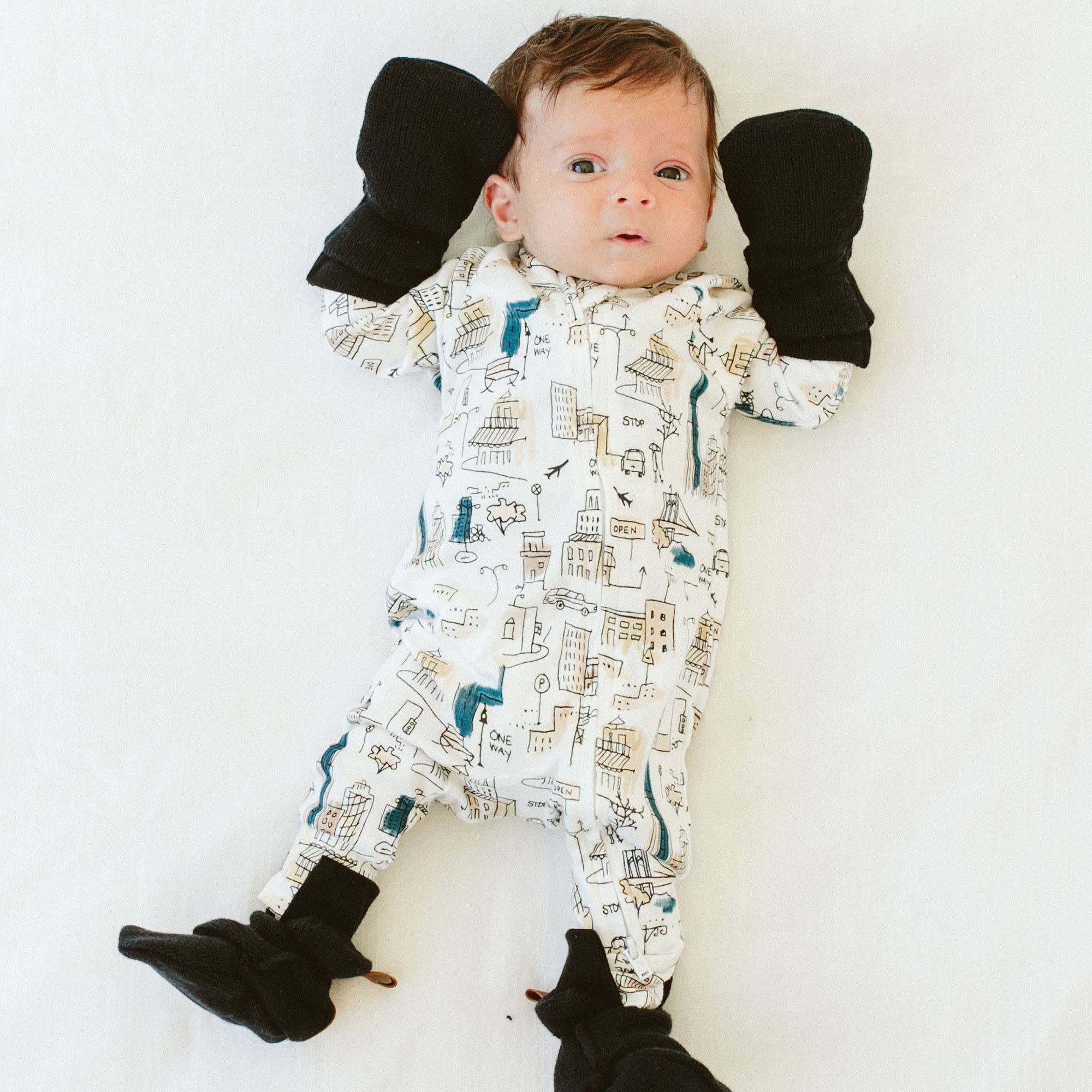Organic Cotton Knit Stay-On Mitts - Image 5