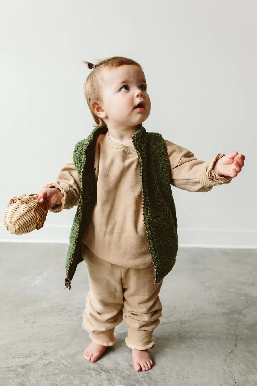 Kids' Organic Cotton French Terry Sweatsuit Set - Image 6