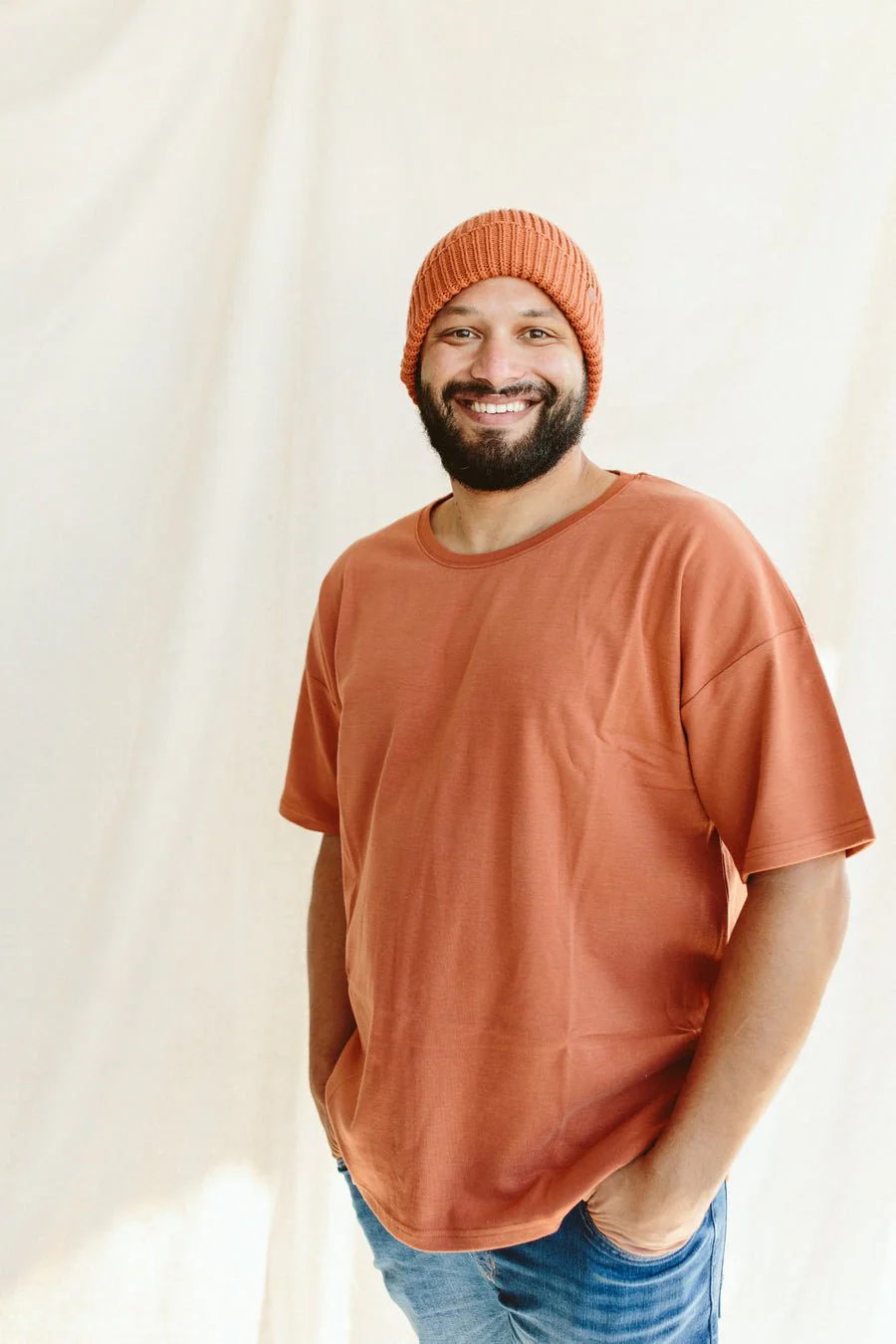 Unisex Oversized Organic Cotton and Bamboo T-Shirt - Image 4