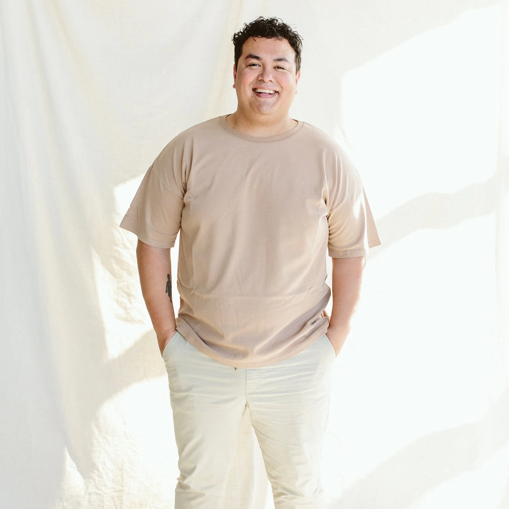 Unisex Oversized Organic Cotton and Bamboo T-Shirt - Image 5