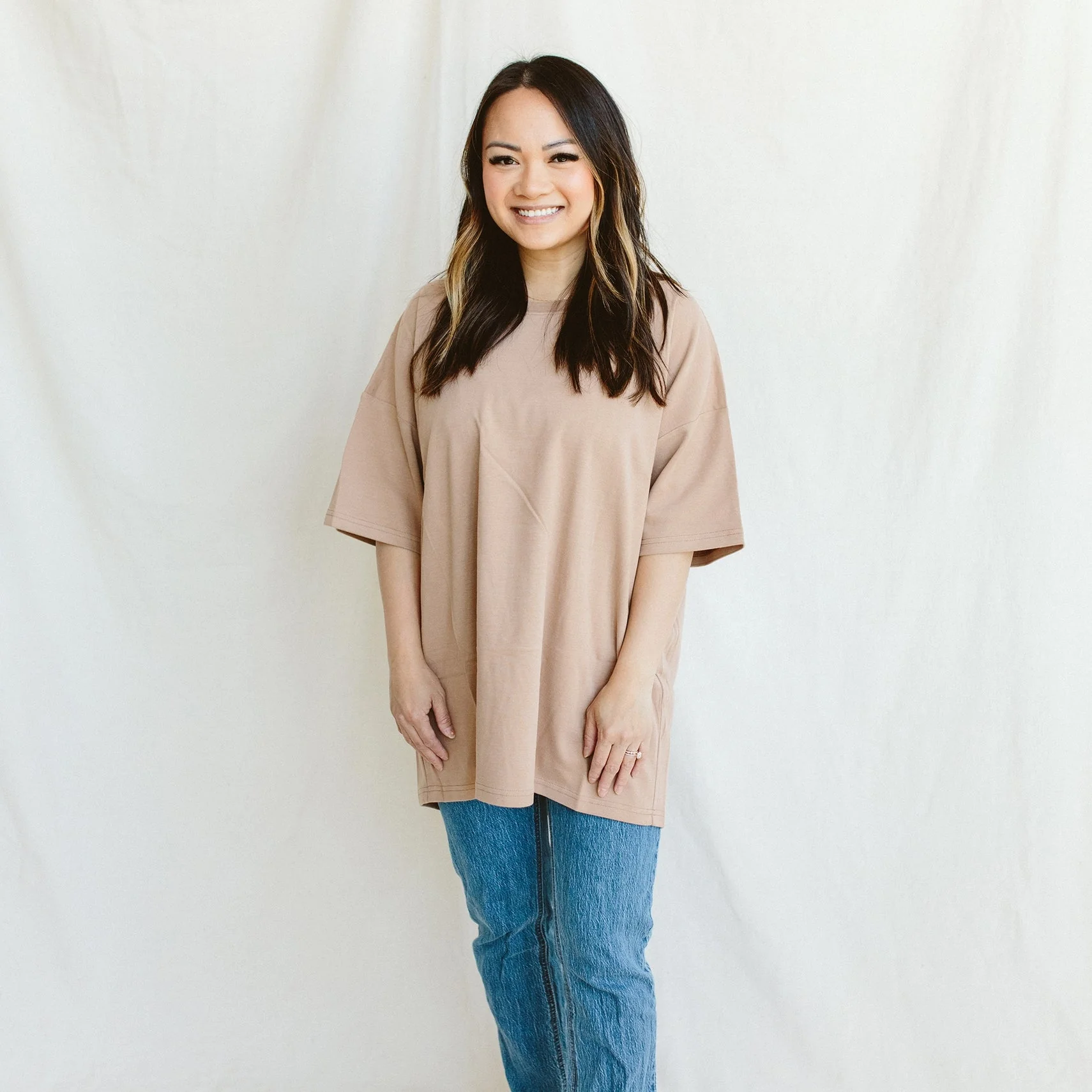 Unisex Oversized Organic Cotton and Bamboo T-Shirt - Image 6