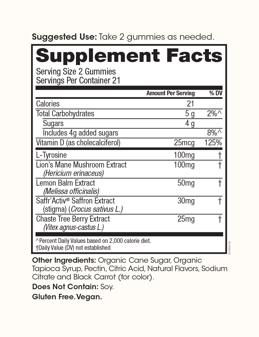 Happy Her Mood Boosting Gummies with Saffr'Activ® Saffron Ex - Image 3