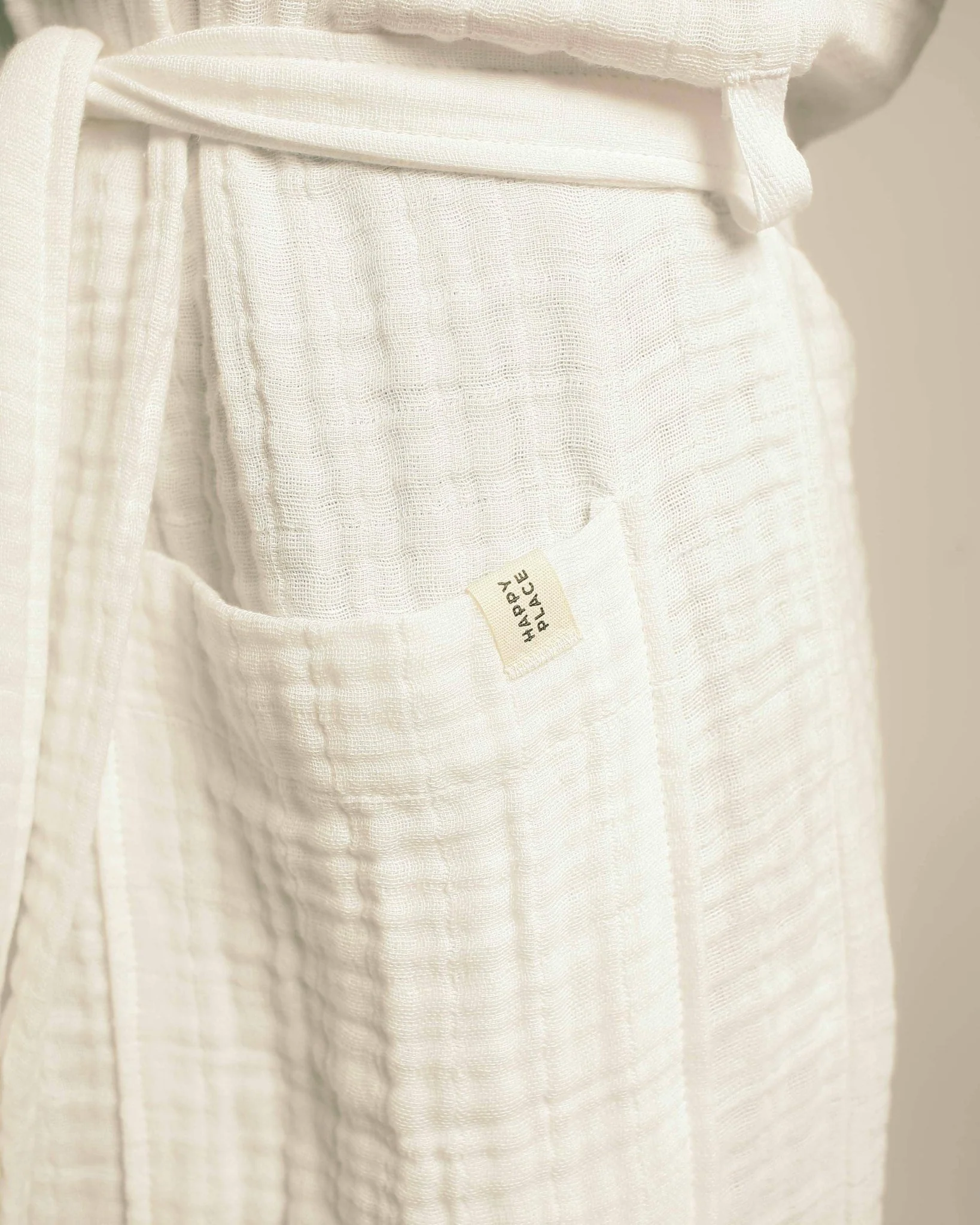 Organic Gauzy Robe | White - Image 4