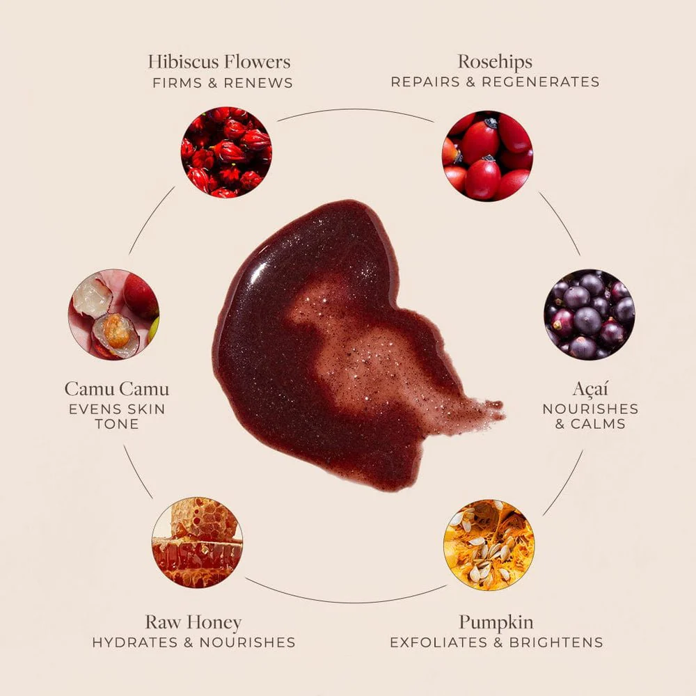 Hibiscus Exfoliating Mud Mask and Scrub - Image 7
