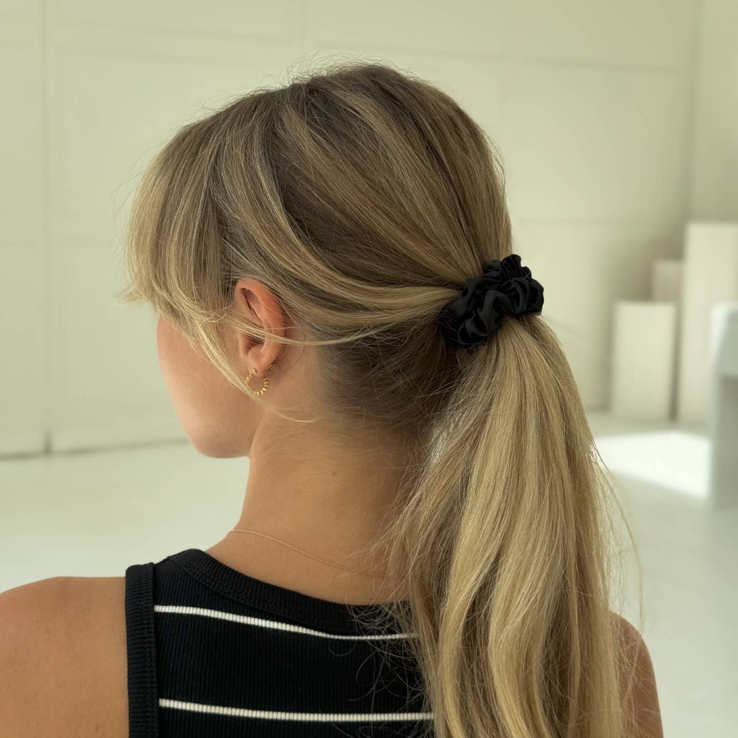 Organic Premium Silk Mini Scrunchie - Image 7