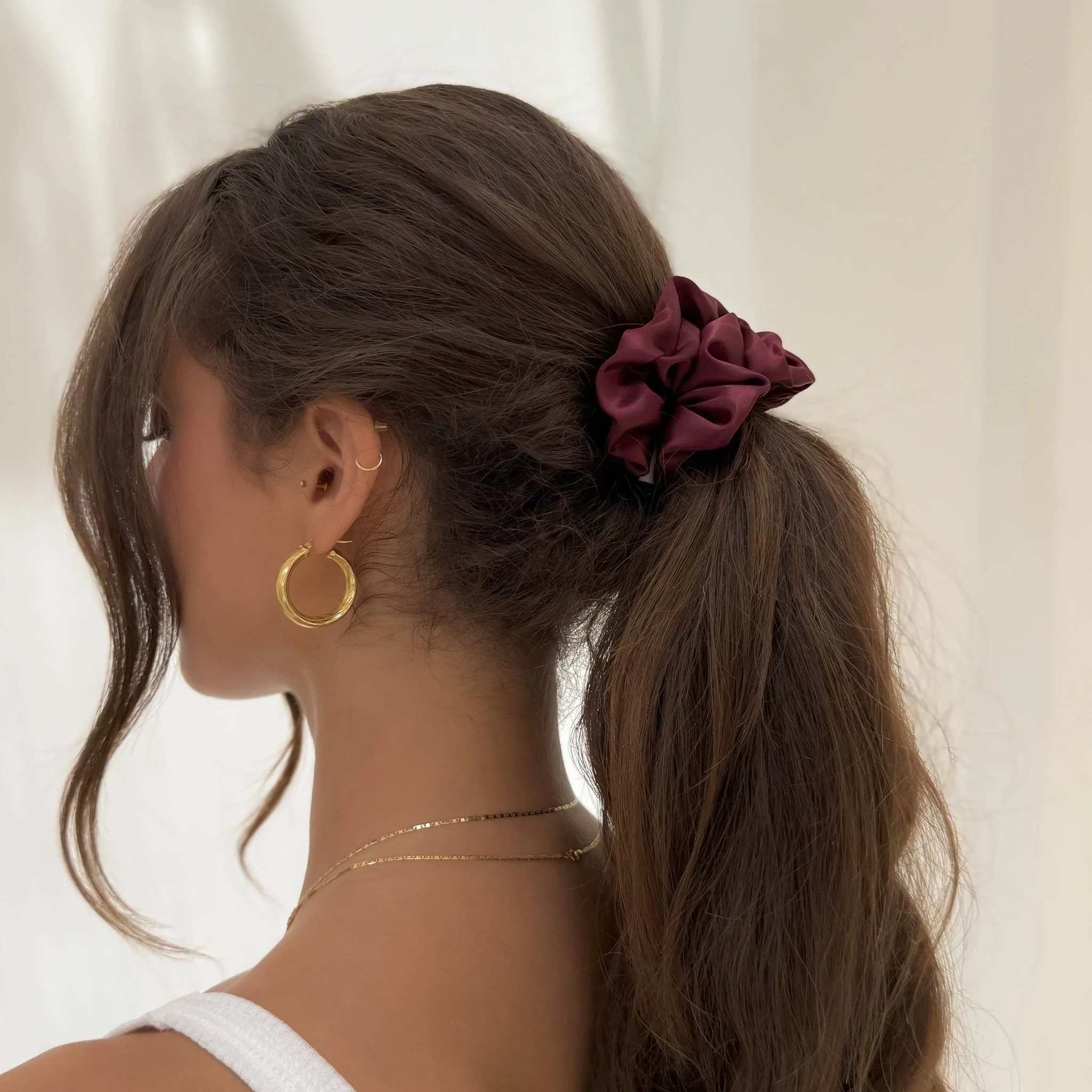 Organic Premium Silk Scrunchie - Image 6