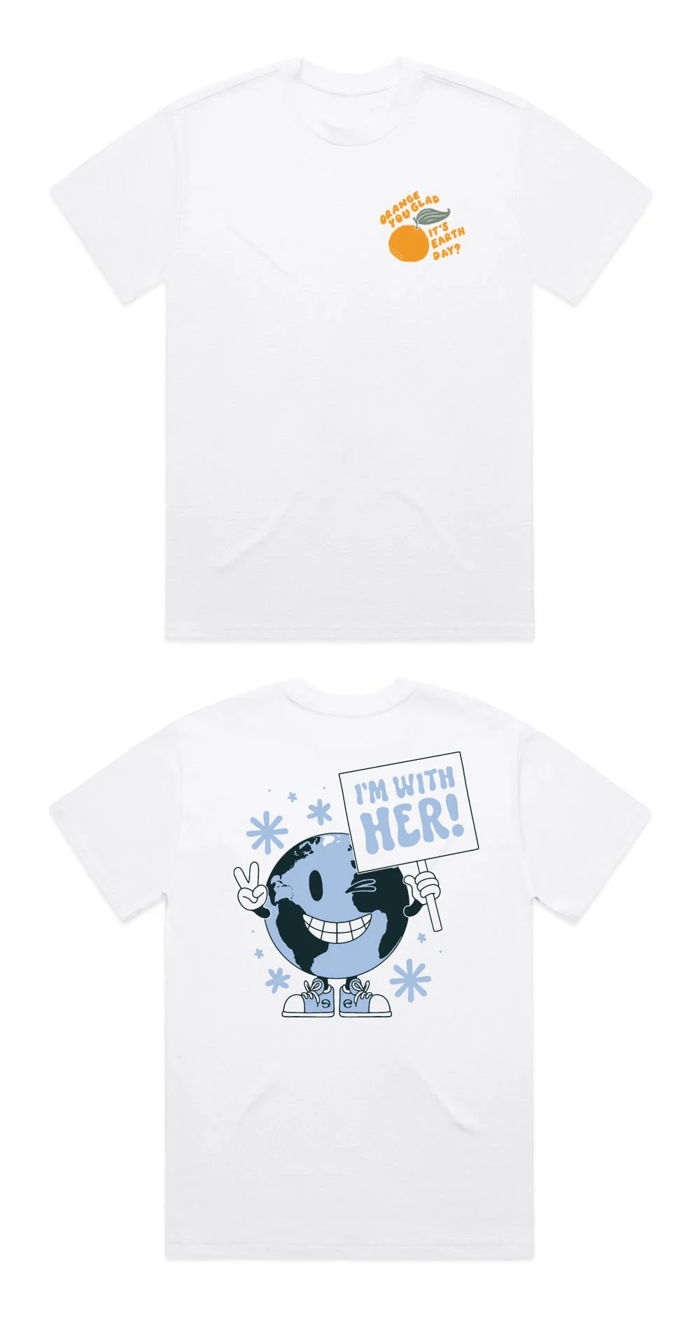 "I'm With Her" | Organic Cotton Earth Day Graphic Tee - Image 8