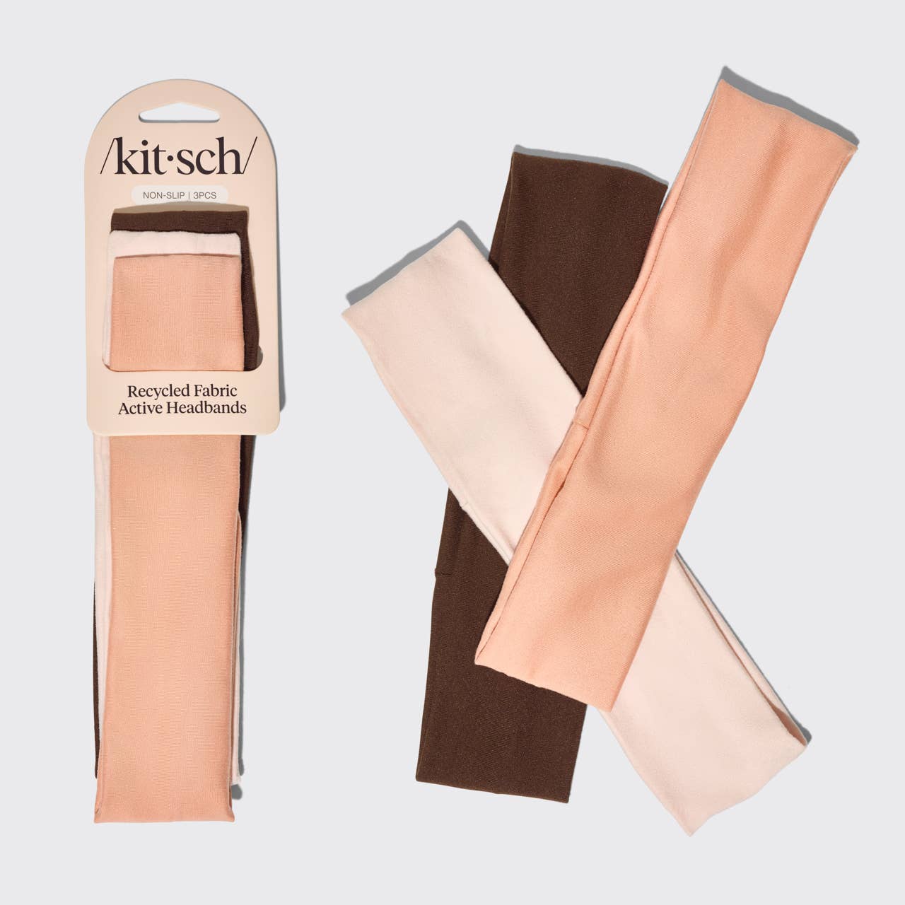 Recycled Fabric Active Headbands | 3pc Set - Image 5
