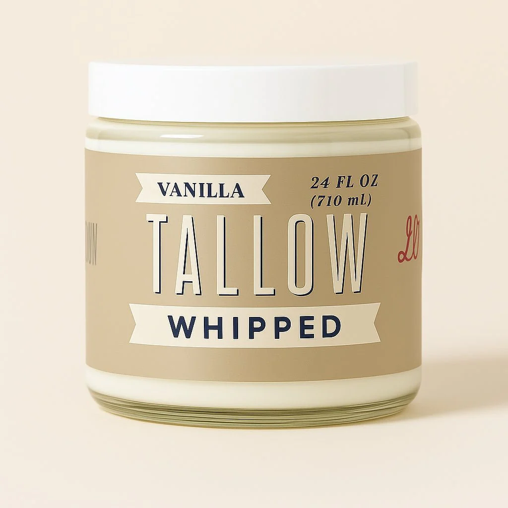 Vanilla Whipped Tallow | All Natural Grass Fed Beef Tallow Moisturizer - Image 3