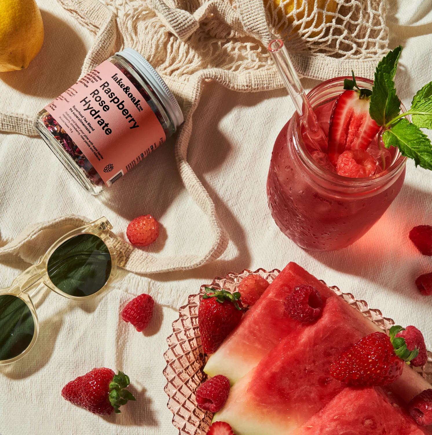 Raspberry Rose Hydrate | Superfood Tea Blend - Image 3