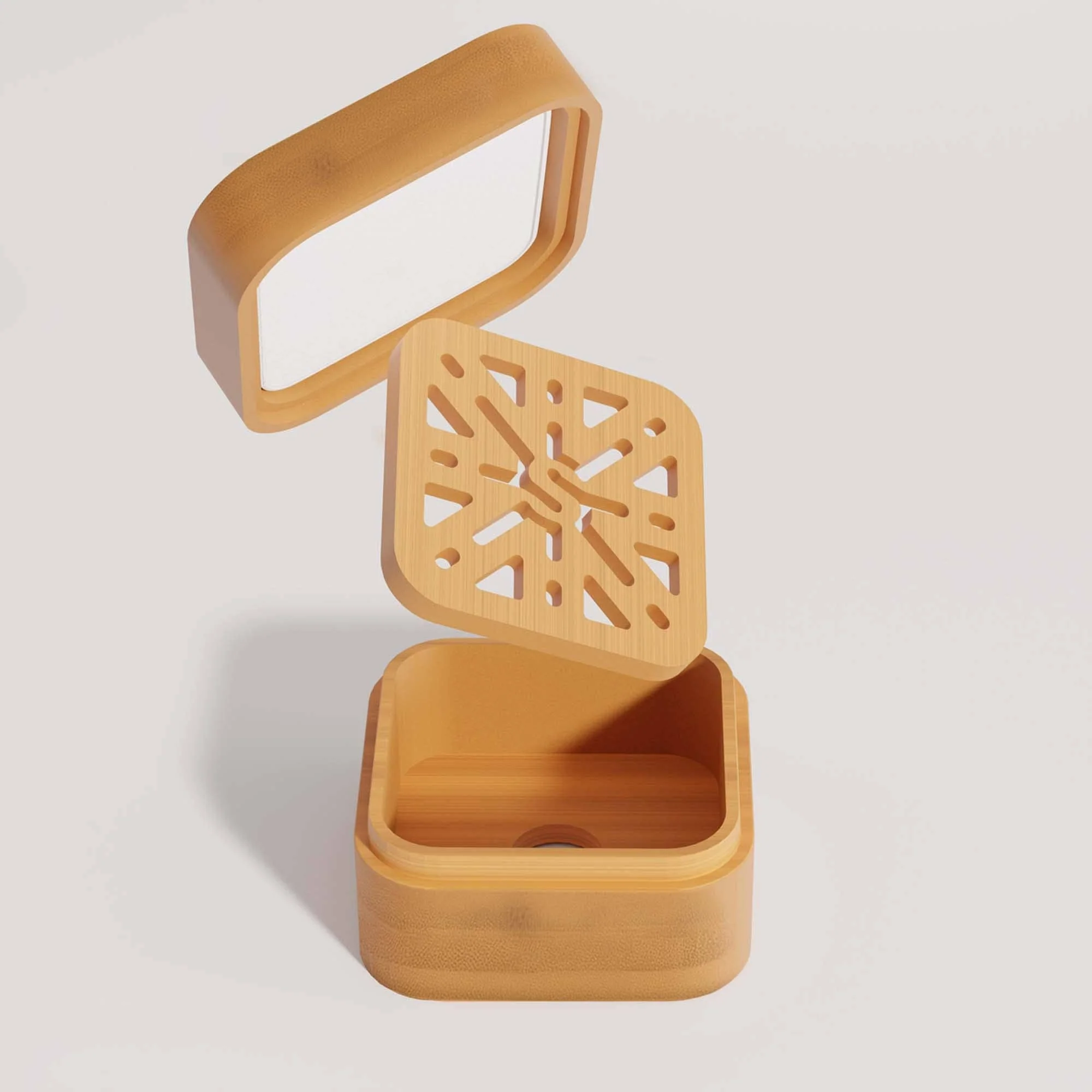 Large Shampoo Travel Case with Coaster - Image 2