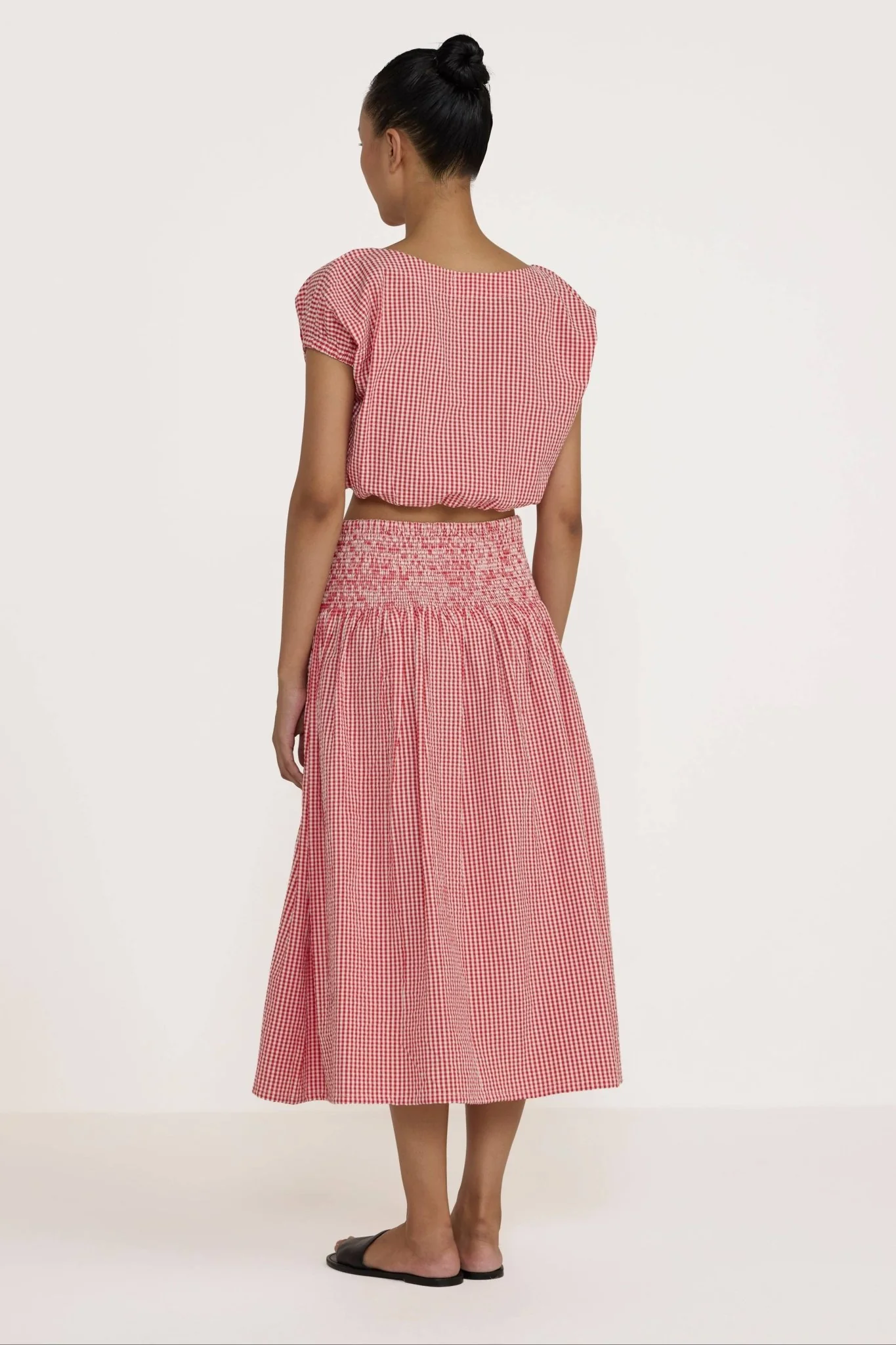Bubble Top | Poppy Gingham - Image 4