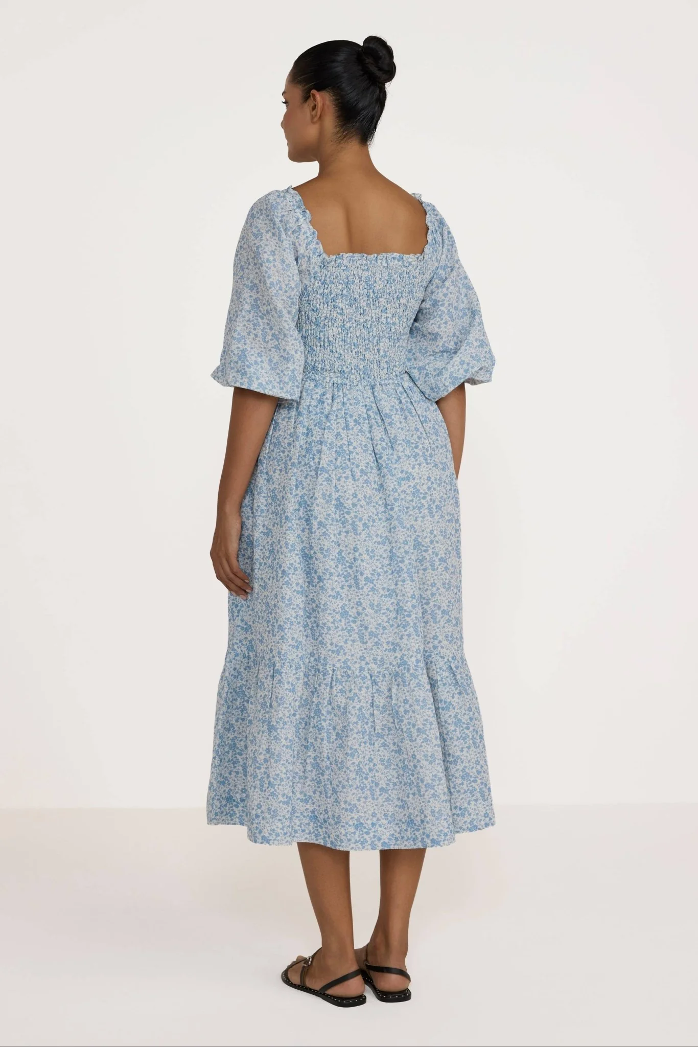 Shirred Bodice Dress | Floral - Image 4