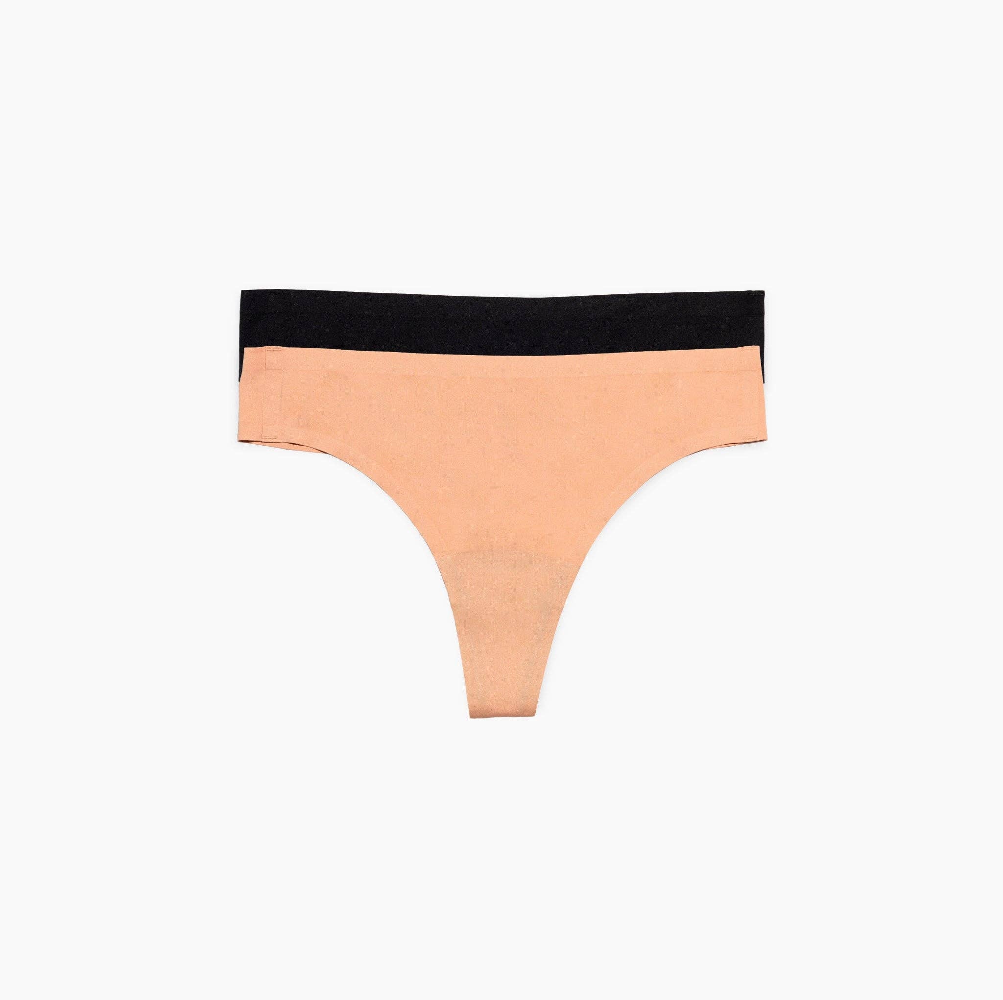 Leakproof Seamless Thong | Volcanic Black - Image 7